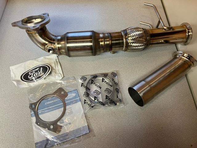 Ford Maverick Fast Mavericks GESI EPA Catted 3" 304 Stainless Steel Downpipe INSTALLED! Downpipe_12