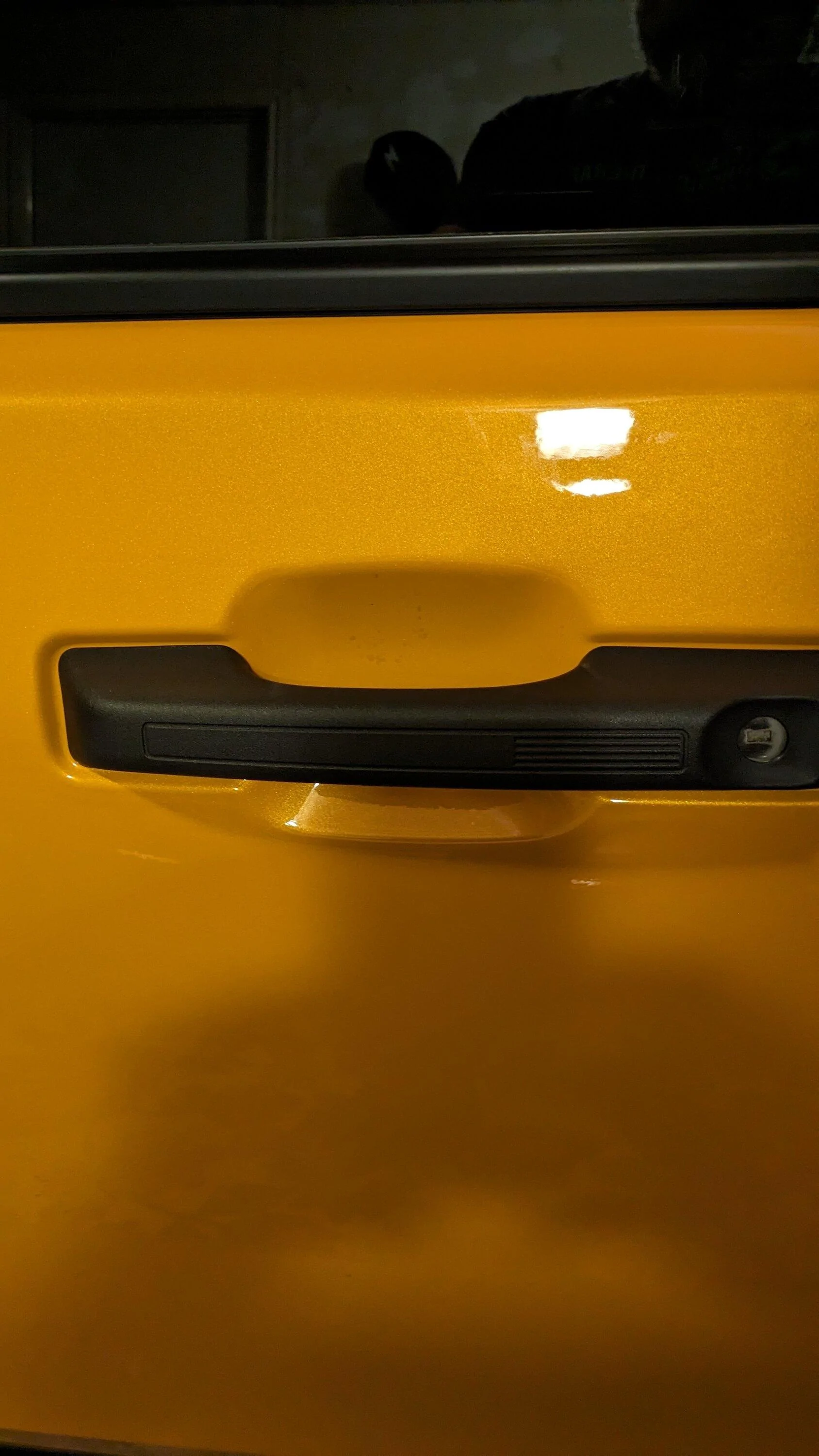 Ford Maverick Lamin-x Door Handle Cup Paint Protection installed PXL_20240126_042513517