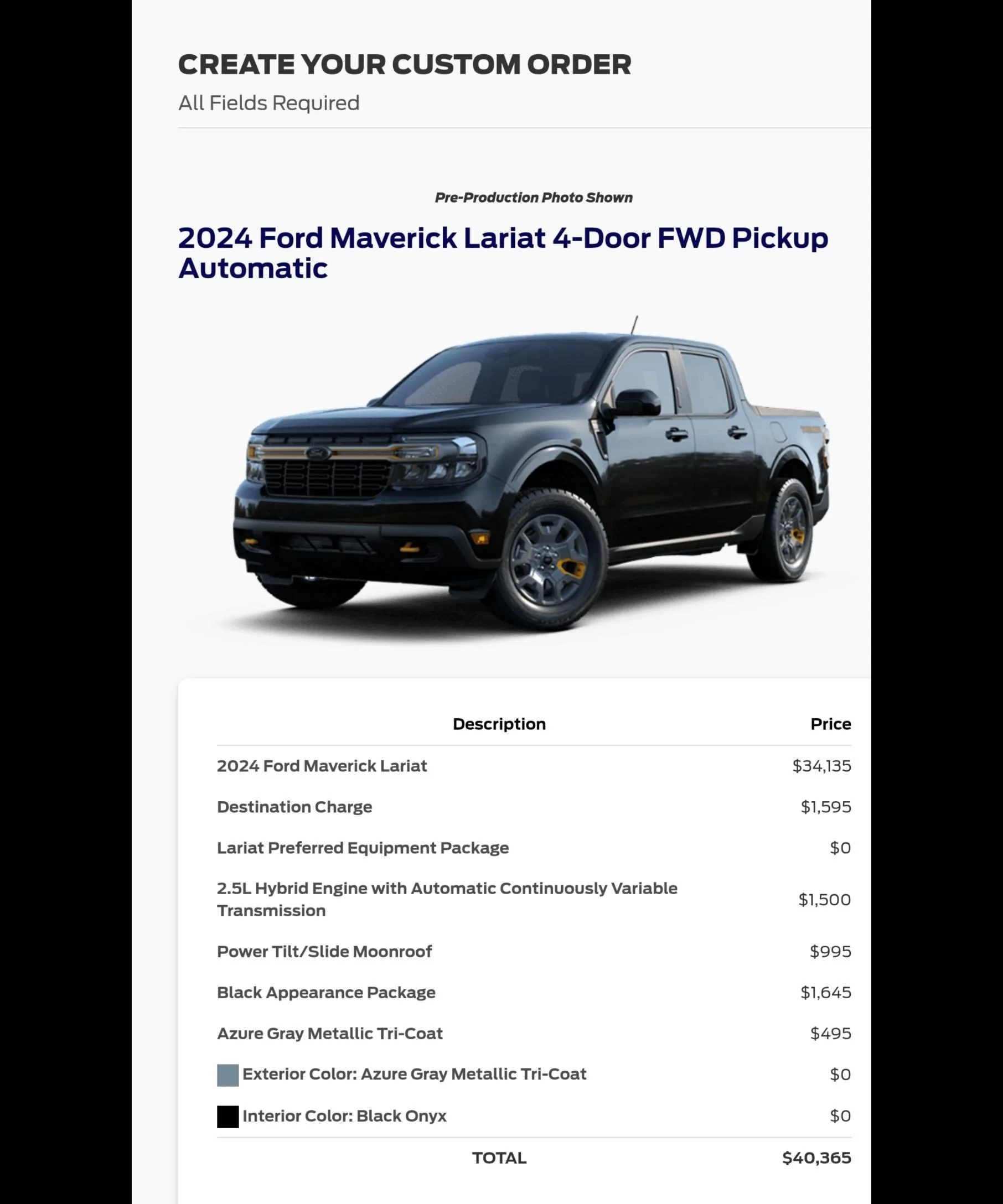 Ford Maverick No longer $1,500 for hybrid? Screenshot_20240126_040016_Yahoo Mail