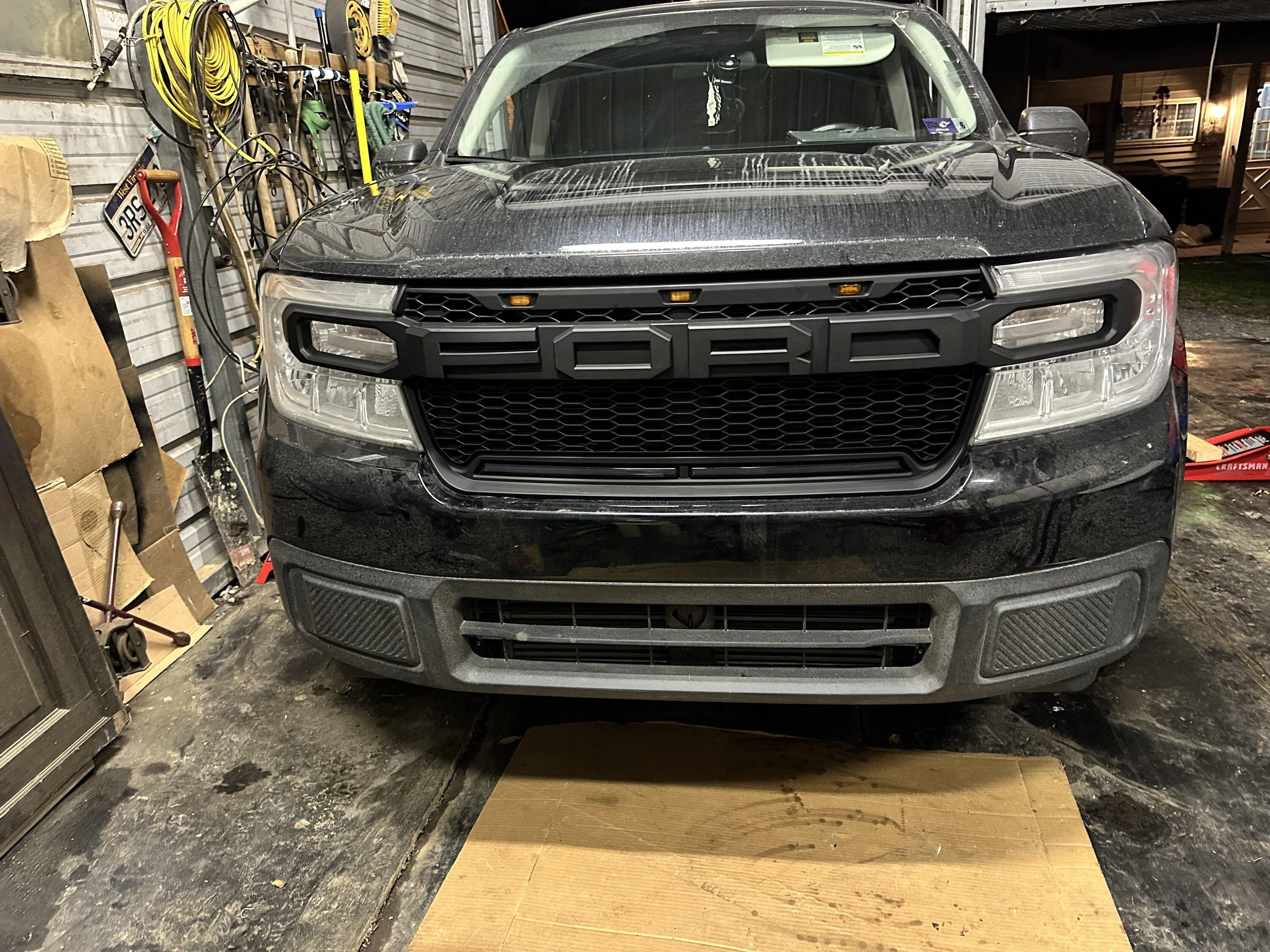 Ford Maverick Ford Raptor style grill for the Maverick - Installed Pics IMG_3608