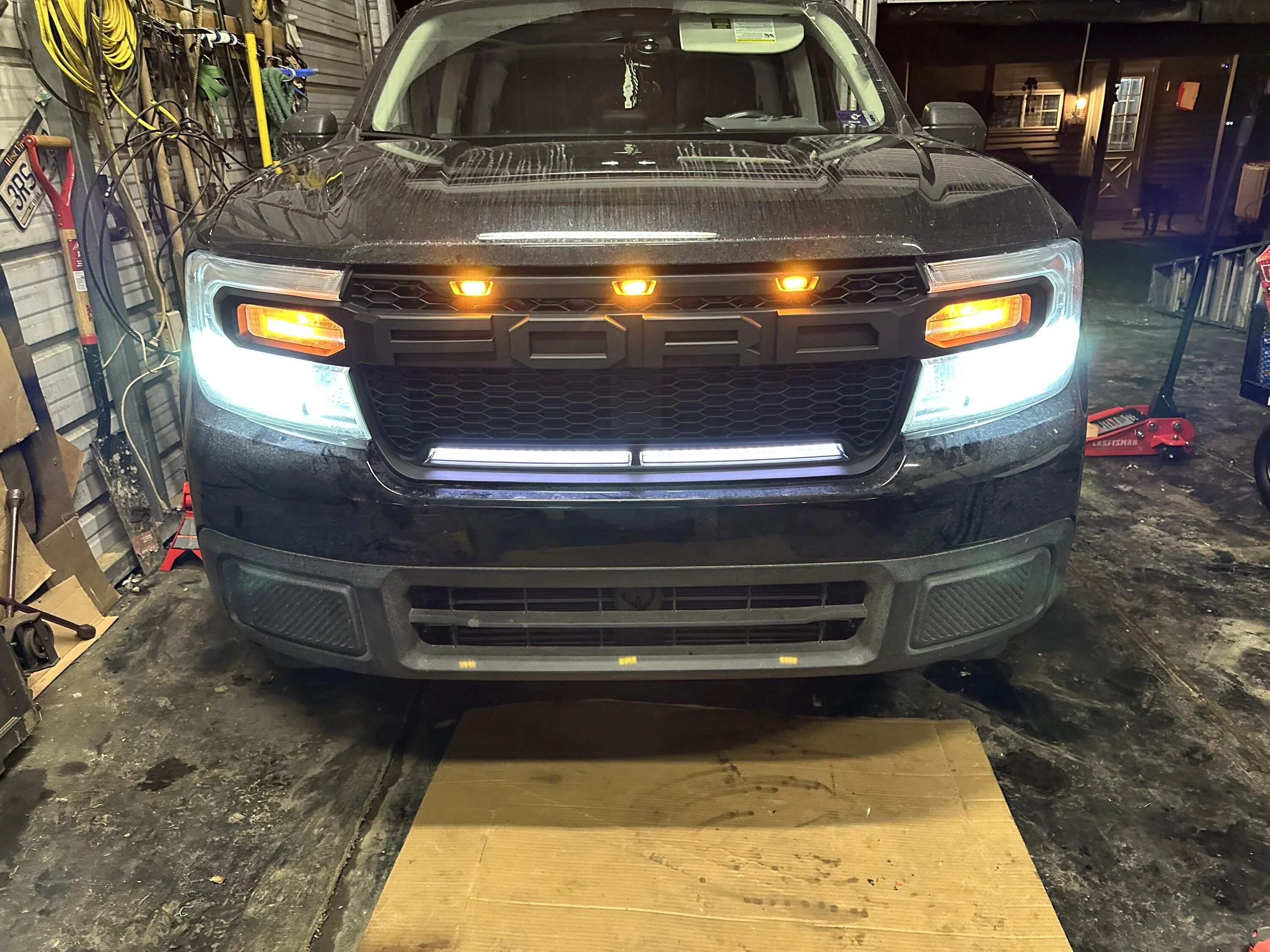 Ford Maverick Ford Raptor style grill for the Maverick - Installed Pics IMG_3610