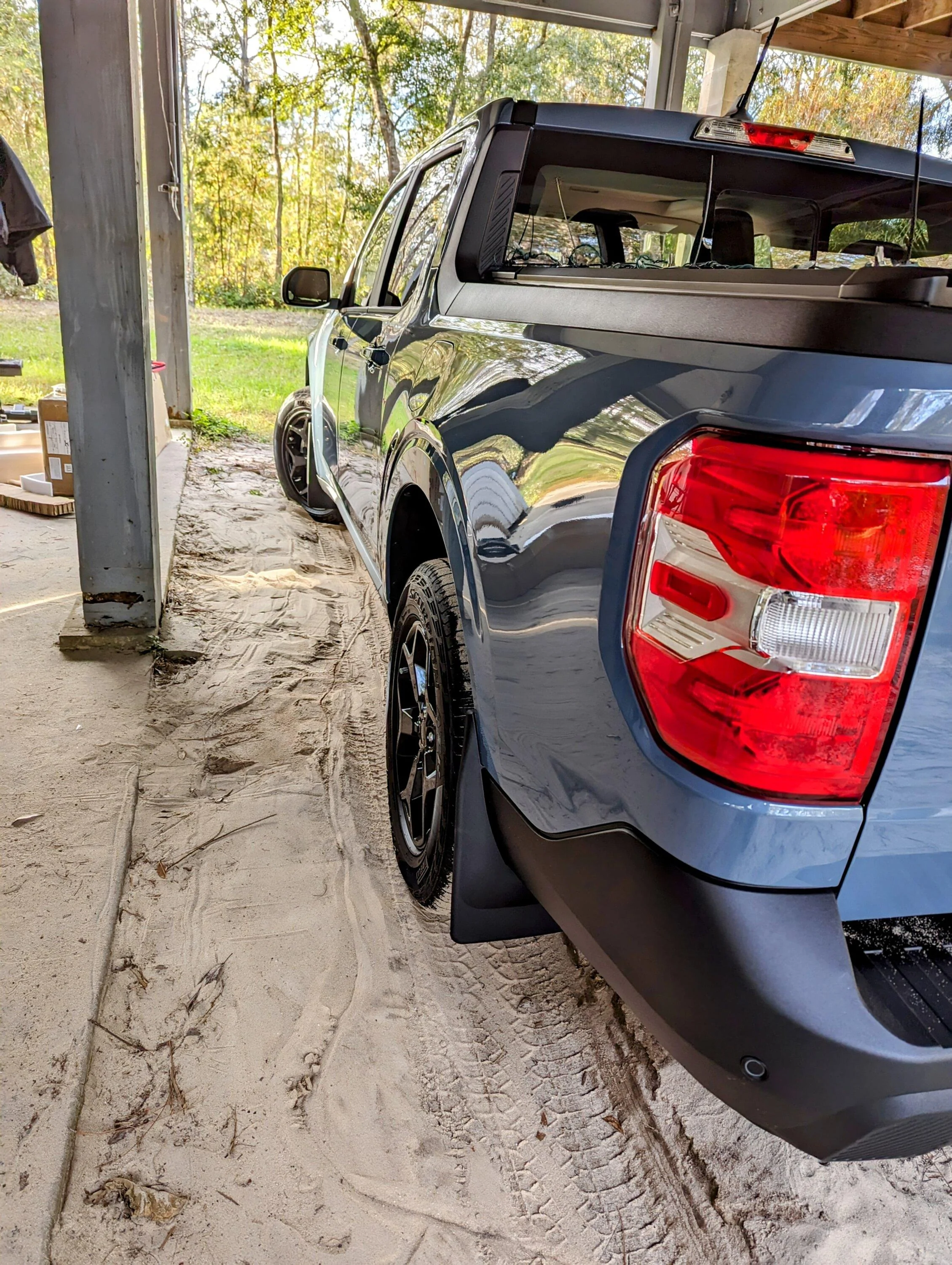 Ford Maverick Should I install mud flaps, feedback please PXL_20231212_212537090~2