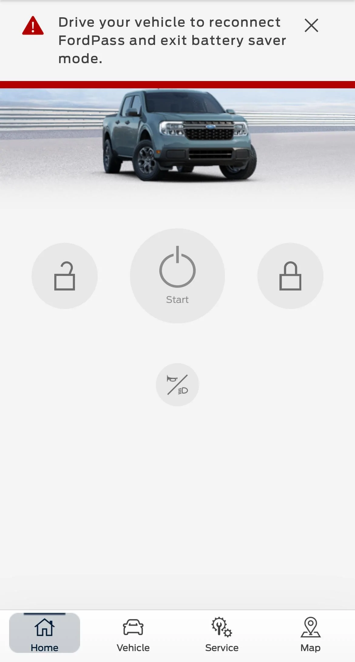 Ford Maverick First Deep Sleep Notification IMG_1297
