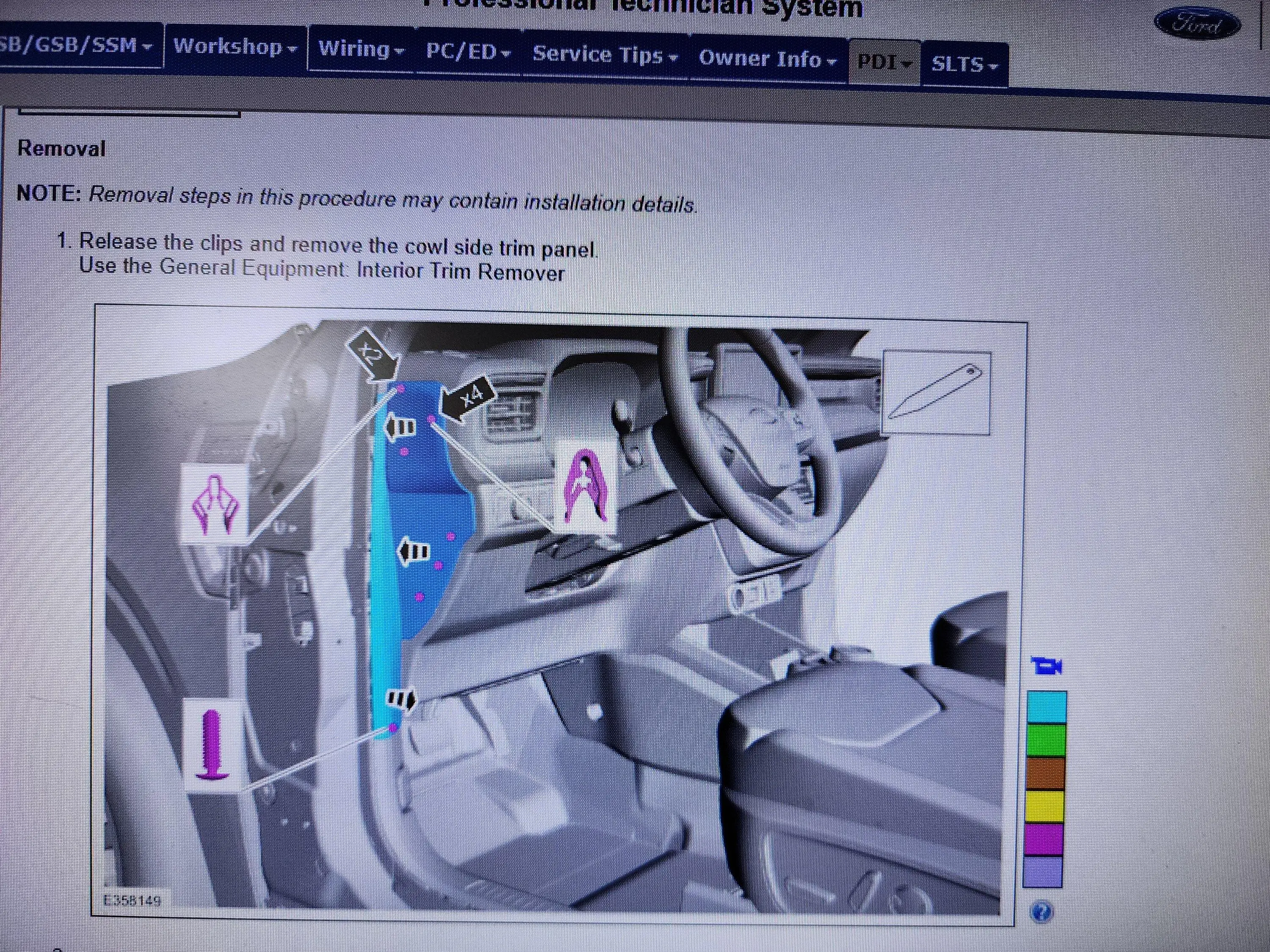 Ford Maverick F-150 Fog Lamp Switch and Wire Harness Installed in Maverick - DIY 20240129_101958