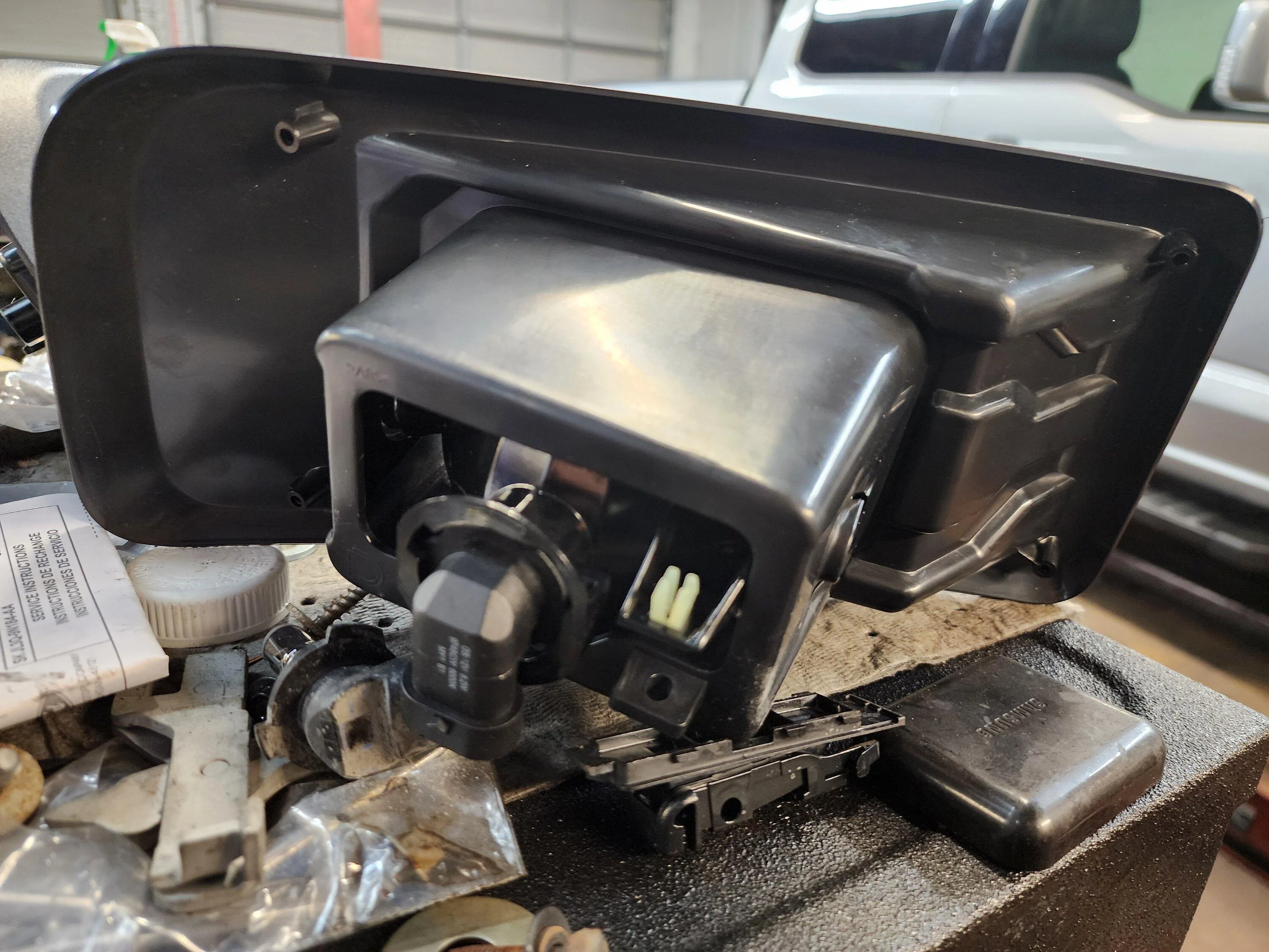Ford Maverick F-150 Fog Lamp Switch and Wire Harness Installed in Maverick - DIY 20240129_181843