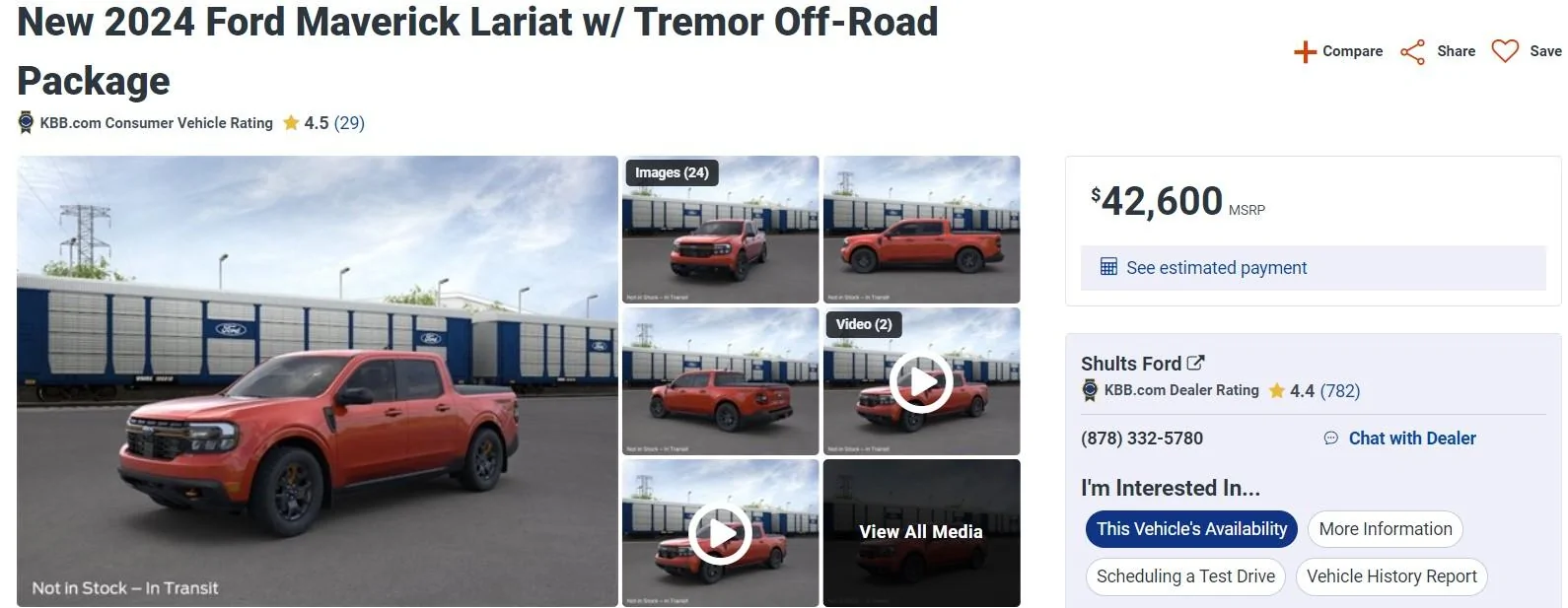 Ford Maverick Ford back to early 80's with Maverick pricing... mav2024