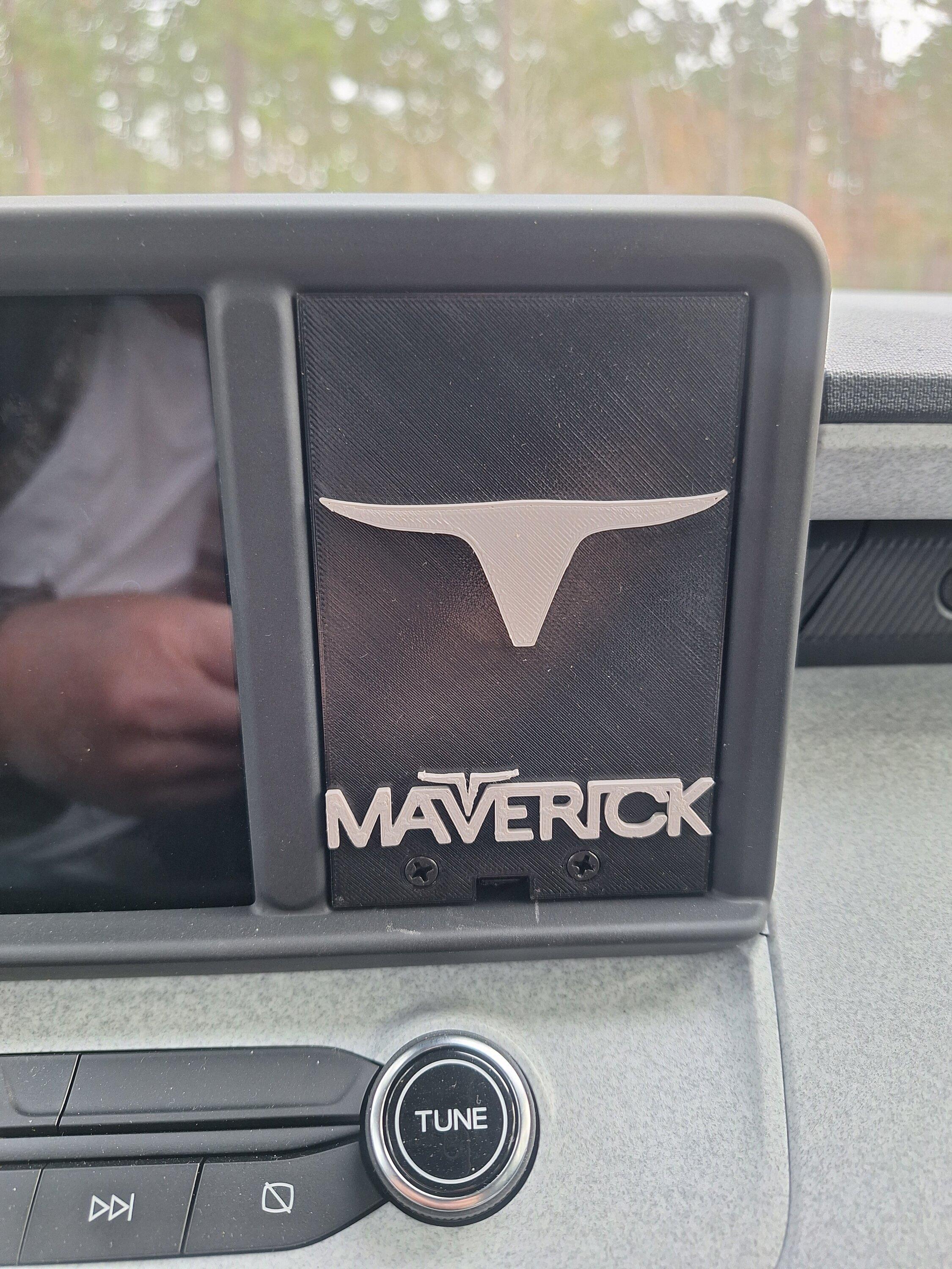 Ford Maverick Custom fender vent emblem plaques 20231221_153926
