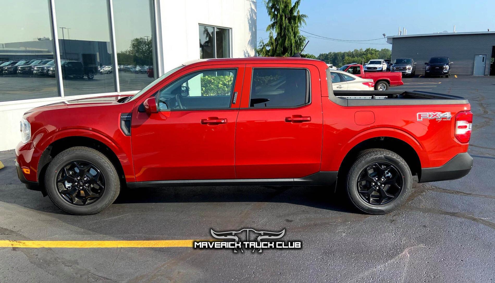 Ford Maverick Remove cove tape off of B pillar on doors looks a lot better HPR-Delete