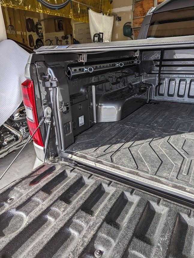 Ford Maverick New to MTC Tailgate cover-extra storage-mat-support-Rail