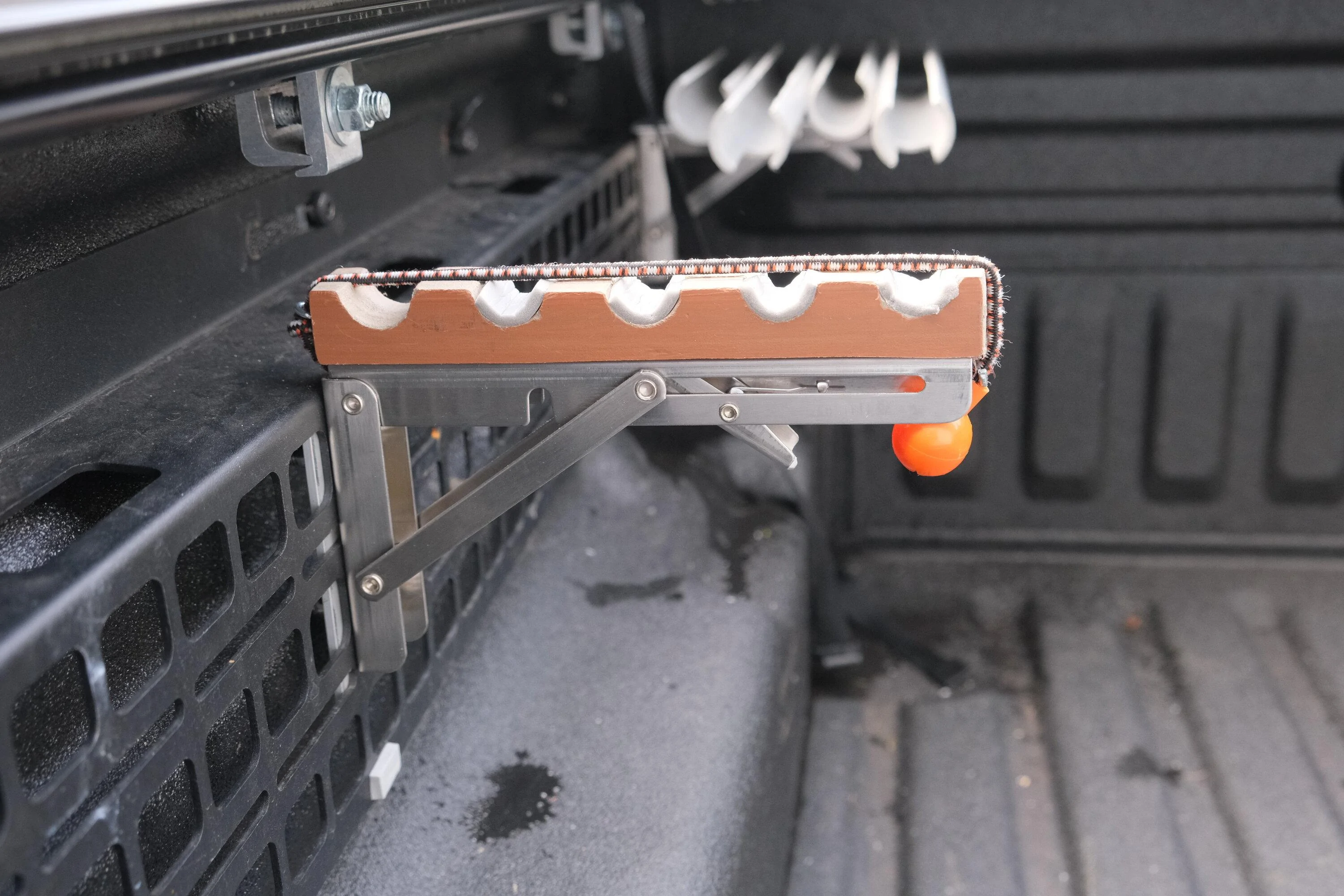 Fishing rod bed rack DIY - Version 1 | MaverickTruckClub - 2022+ Ford ...