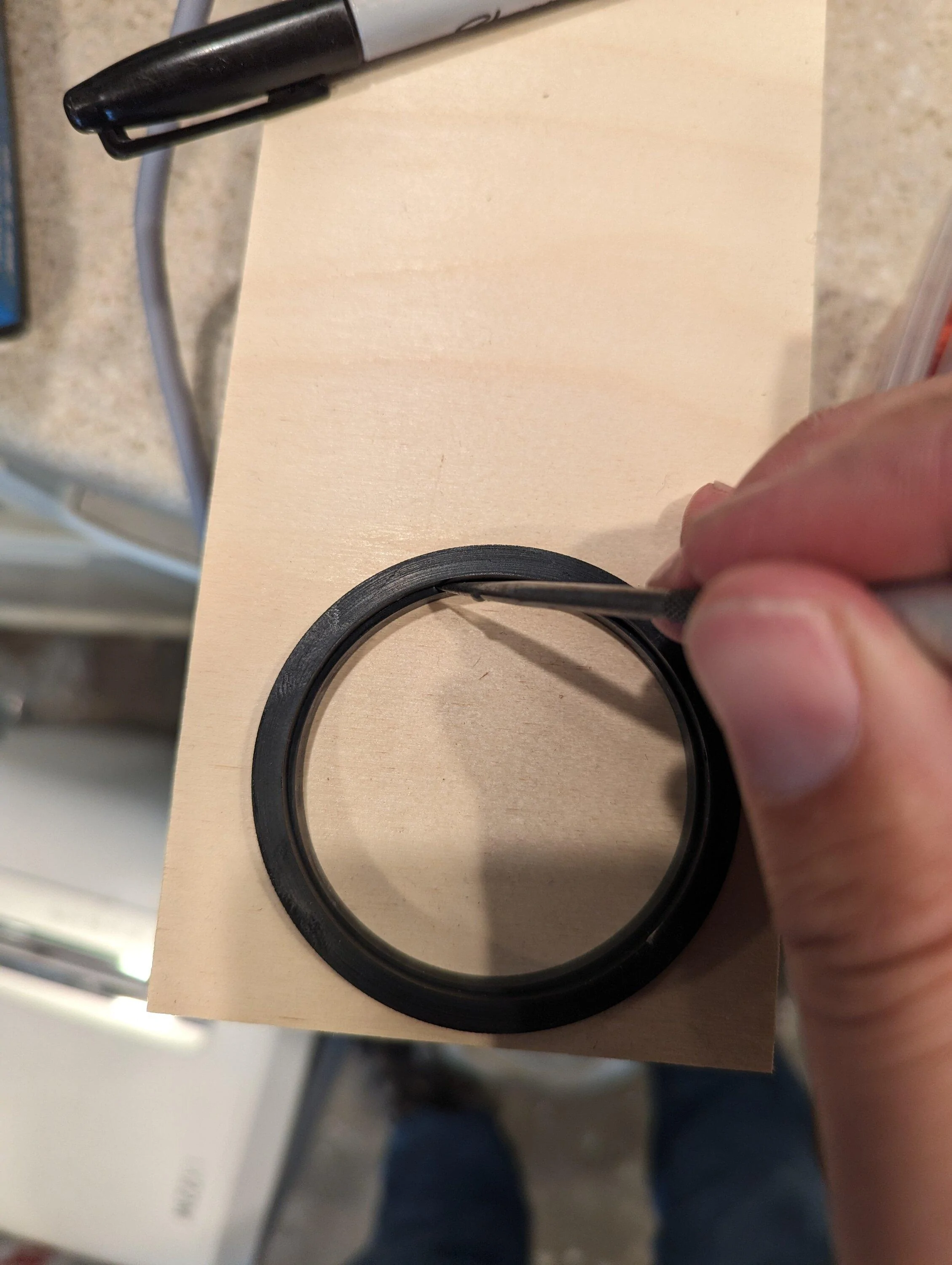 Ford Maverick Comparison of various larger oil filters PXL_20240203_223234176