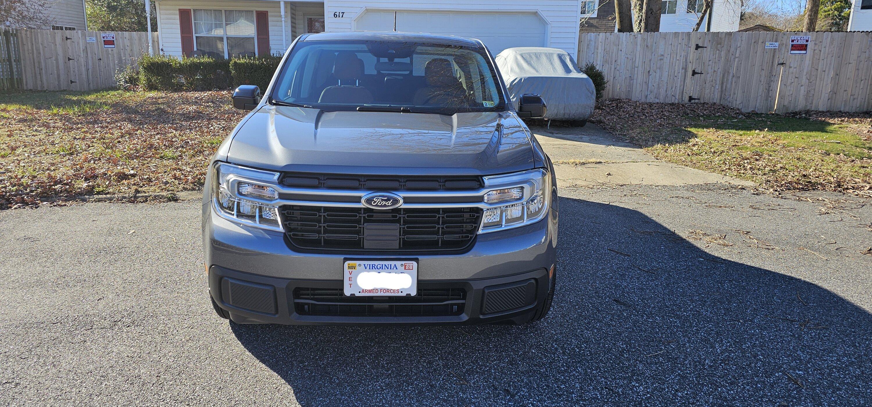 Ford Maverick 2024 Carbonized Gray Lariat Hybrid finally home 20240203_142550