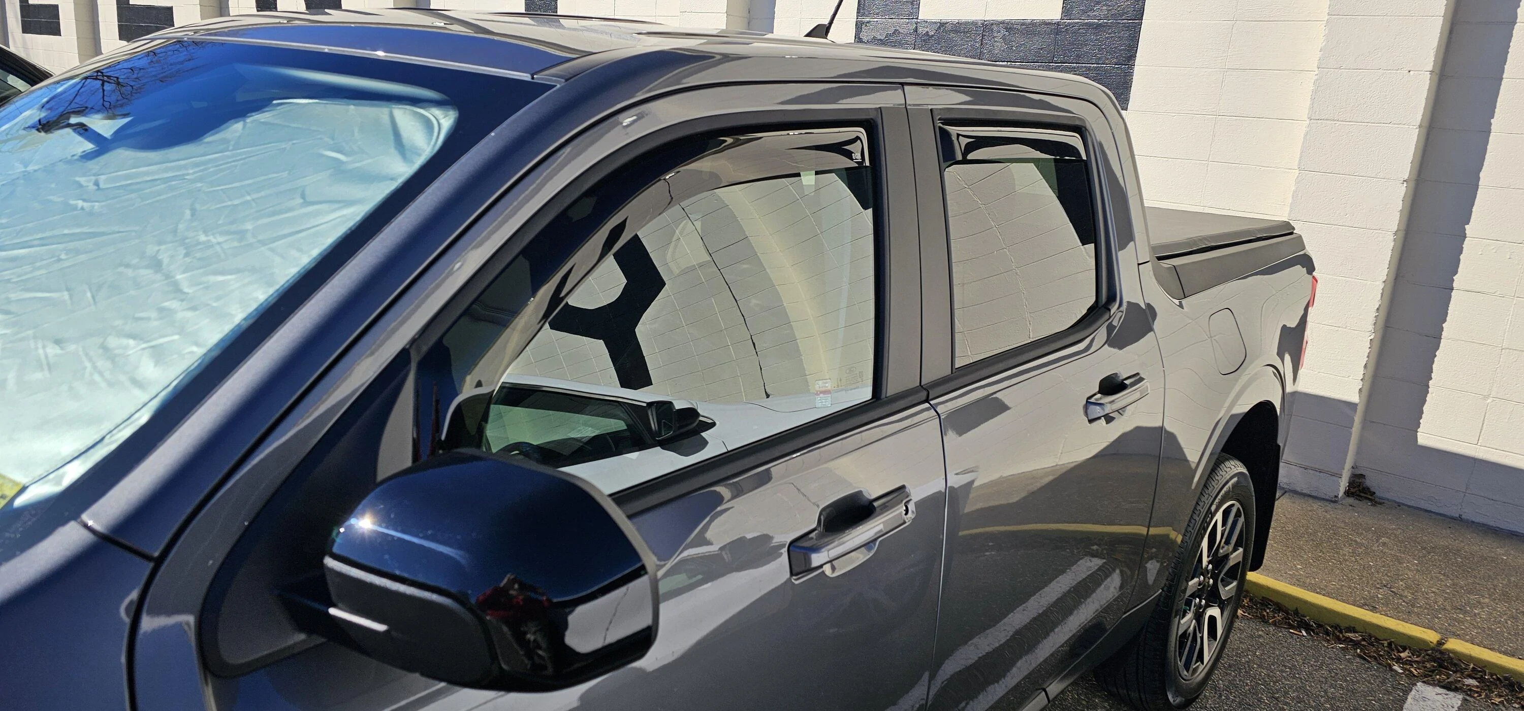 Ford Maverick 2024 Carbonized Gray Lariat Hybrid finally home 20240204_142926
