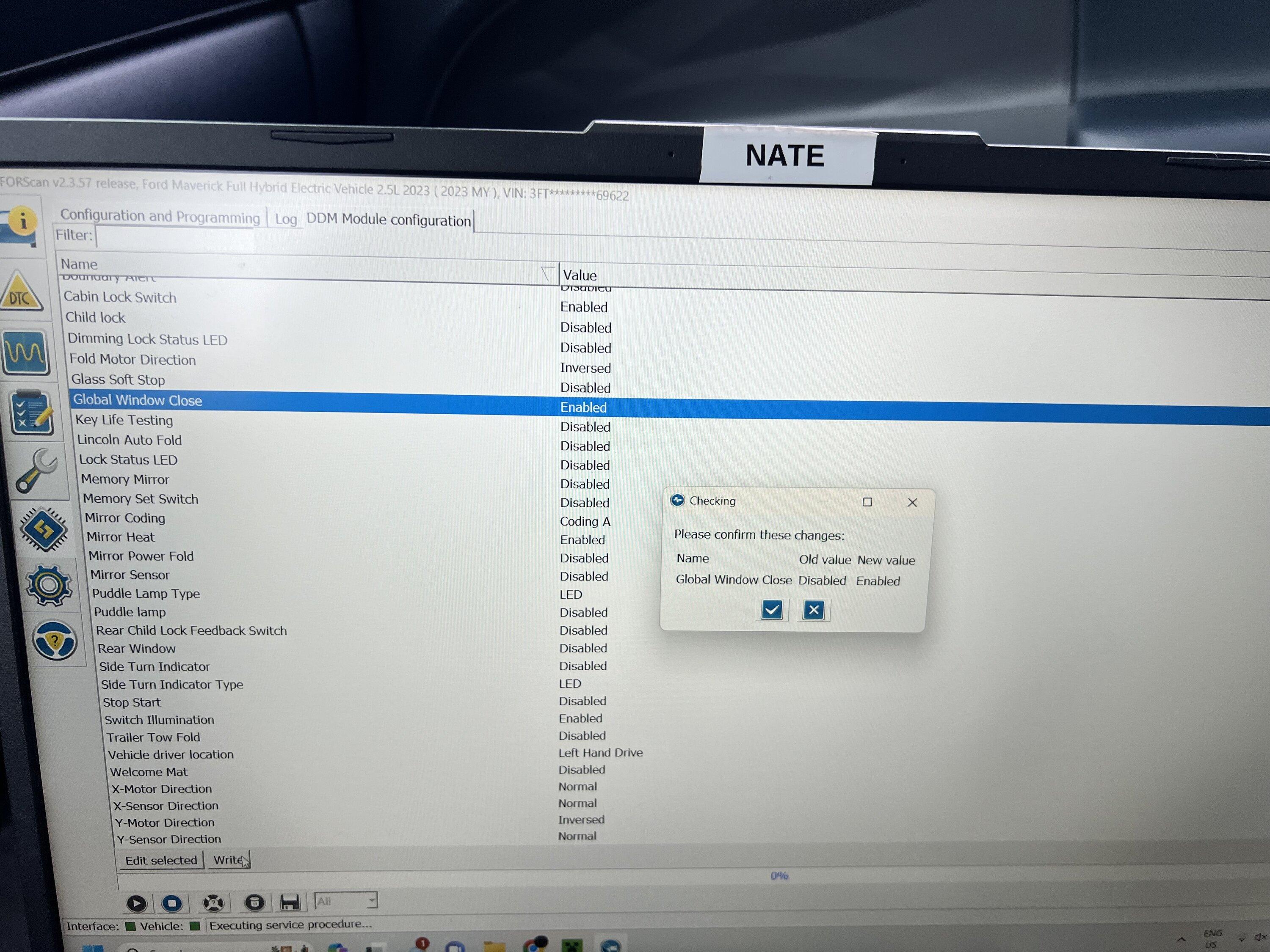 Ford Maverick Global Window Open Confirmed Working (Lariat Only) IMG_6230
