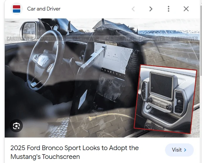 Ford Maverick Updated 2025 Maverick w/ larger vertical screen spotted! 1707255051544
