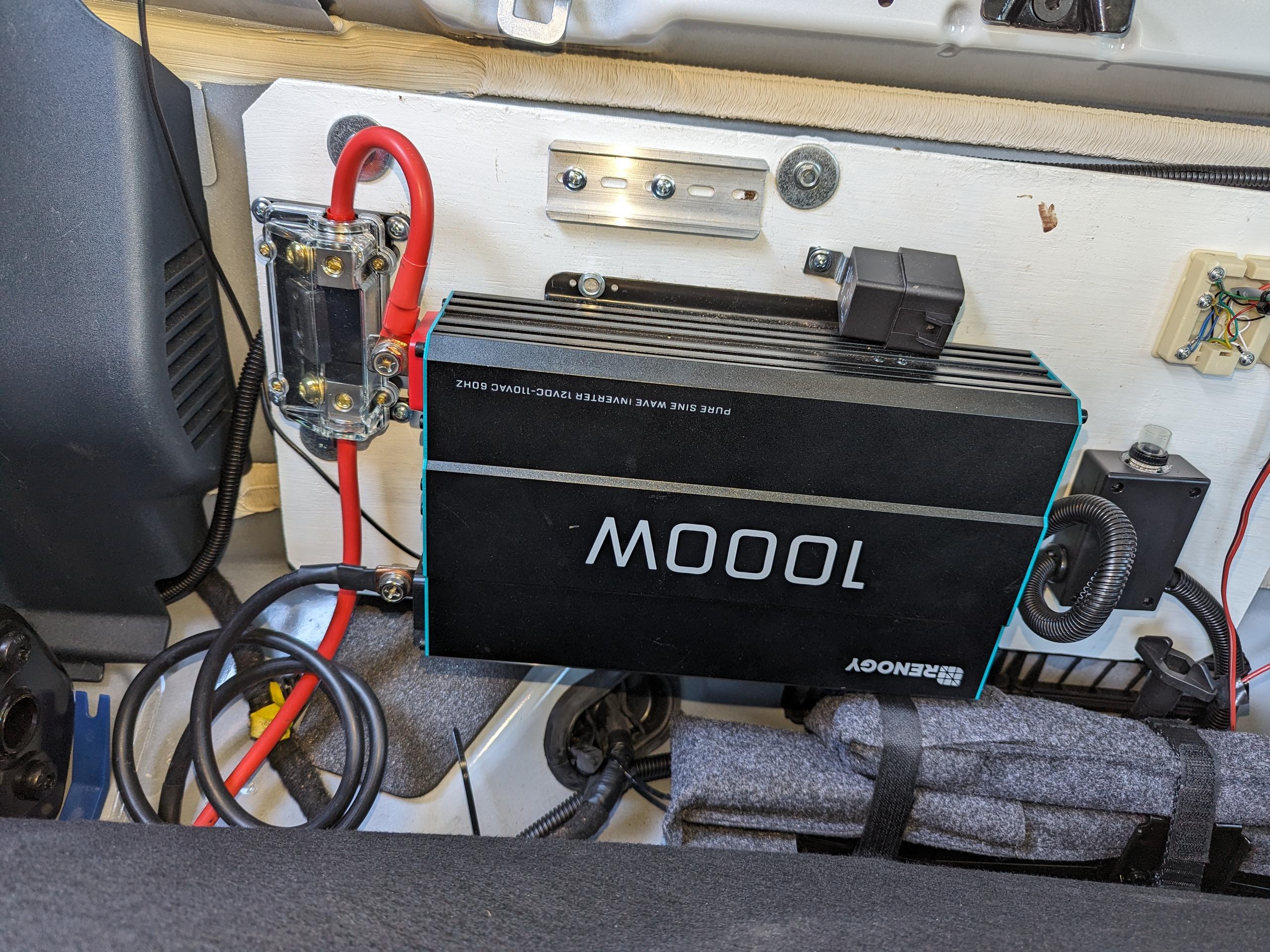 Ford Maverick Have you added a 120 Volt Socket to Your Mav Cubby PXL_20240206_214544171