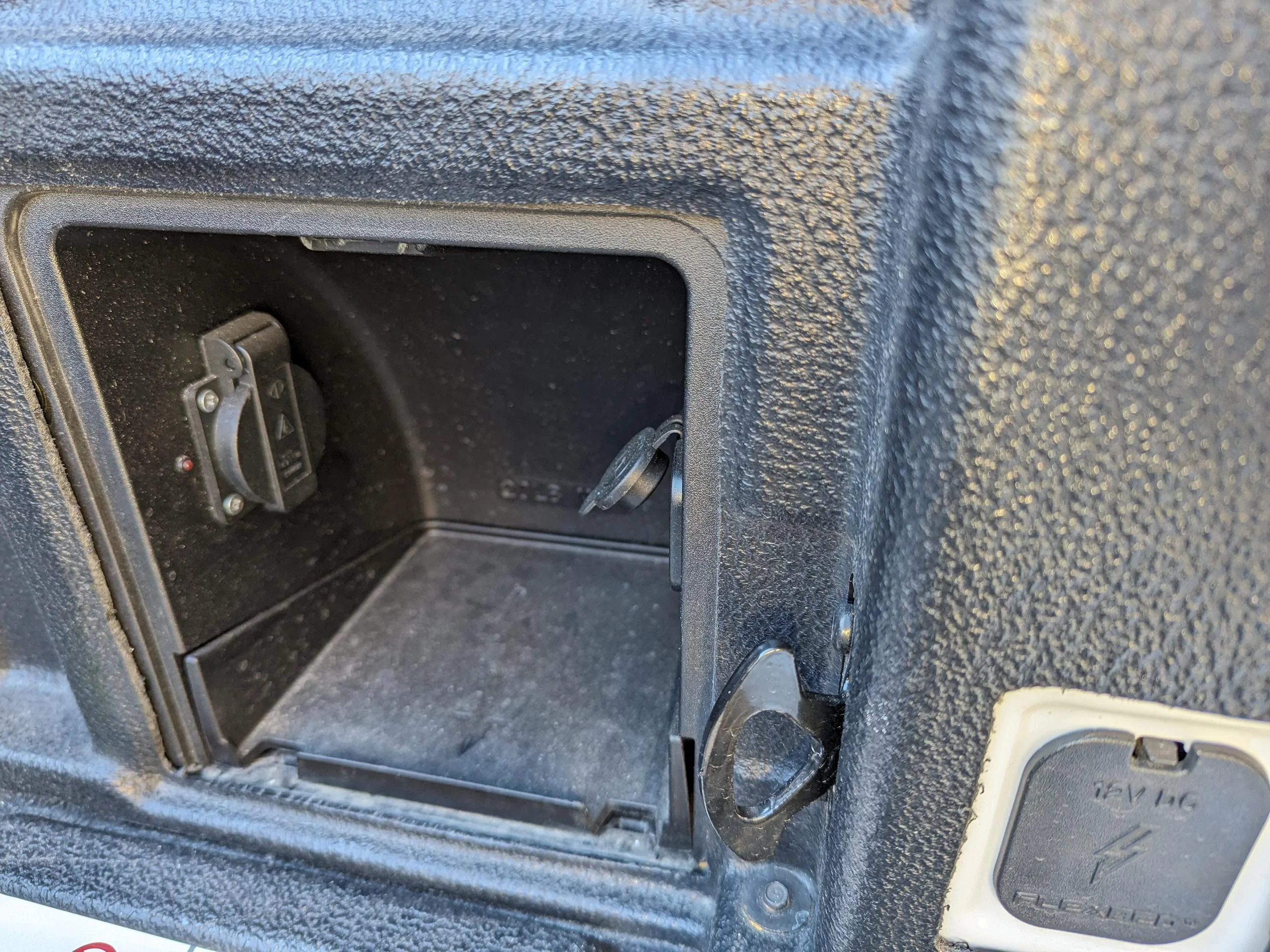 Ford Maverick Have you added a 120 Volt Socket to Your Mav Cubby PXL_20240206_214920900