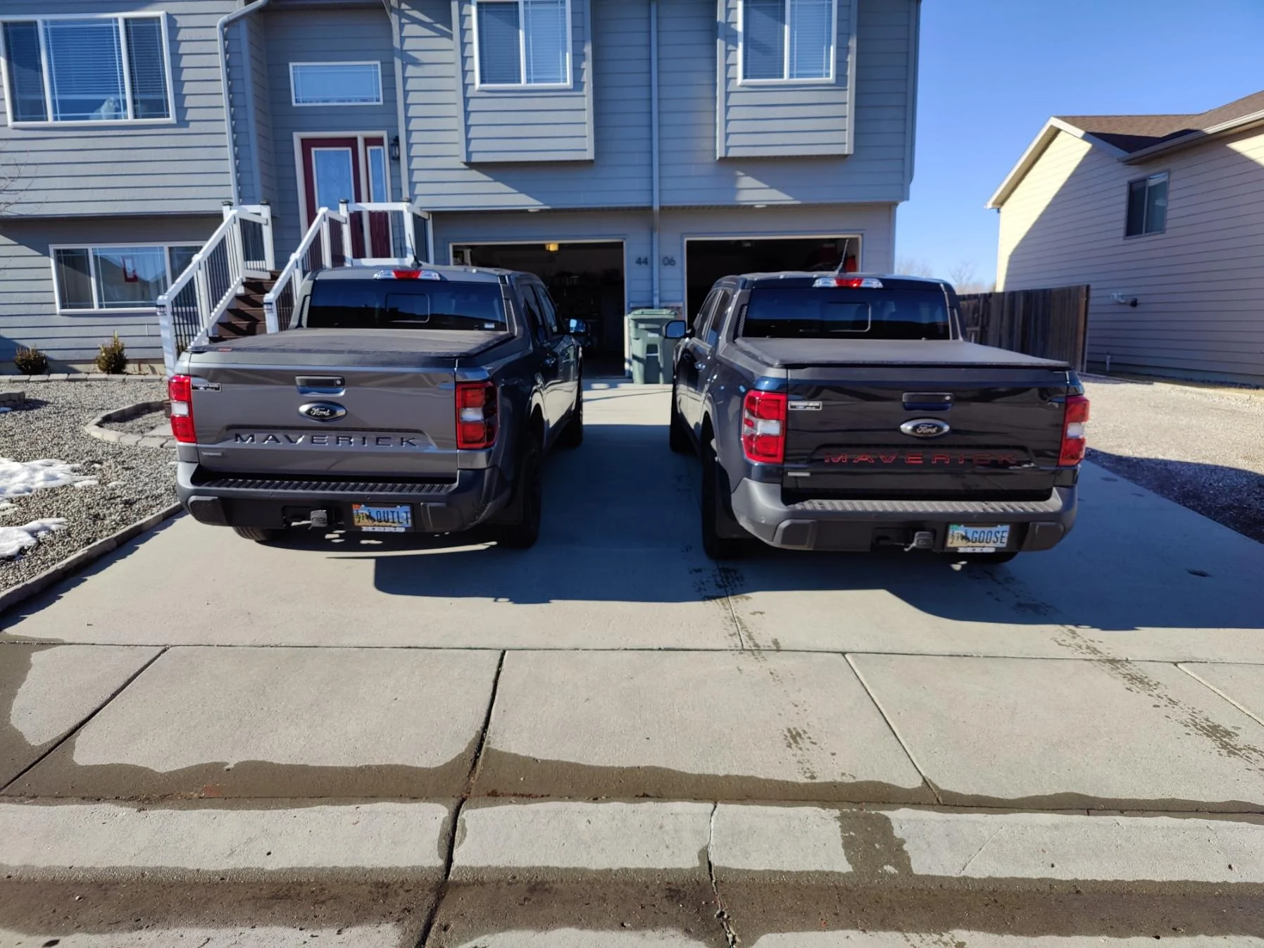Ford Maverick Best Tailgate Lettering for Carbonized Gray? His n hers