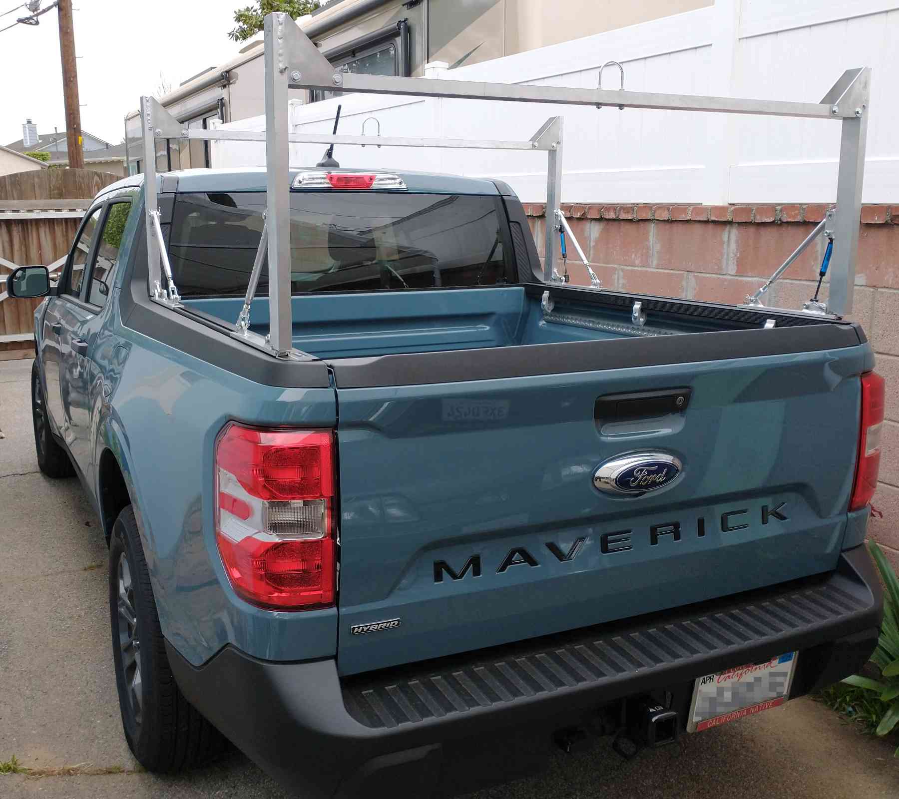 Ford Maverick Homemade Bed Racks, Front & Rear Ladder Rack U