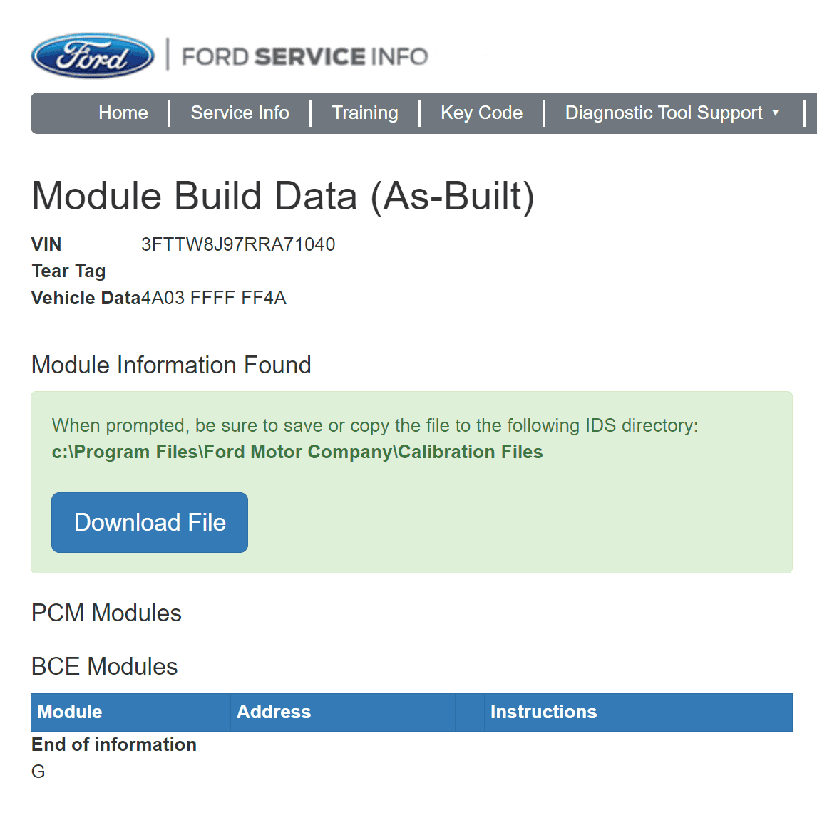 Ford Maverick 🧭 Maverick Build & Tracking Links bcmCapture.PNG