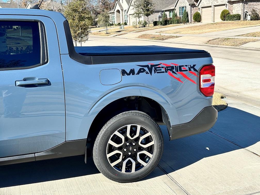 Ford Maverick The Texas Mavericks! Maverick side sticker - Copy