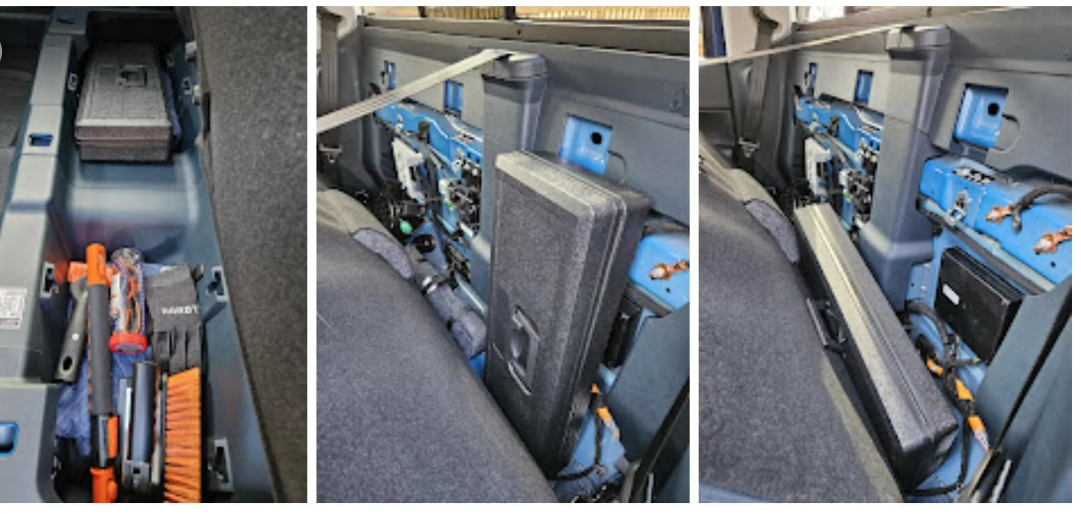 Ford Maverick Rear seat toolbox? HF Toolkit Sto