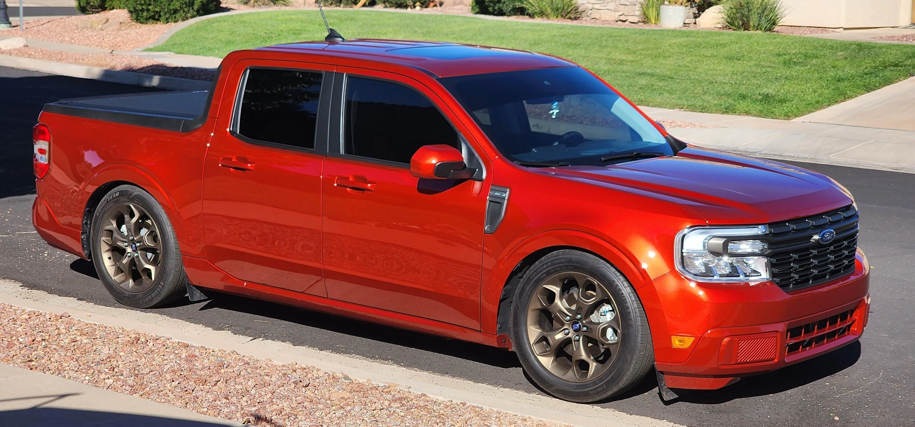 Ford Maverick Maverick XL on Silver's coilovers and 20s. 20230905_171930