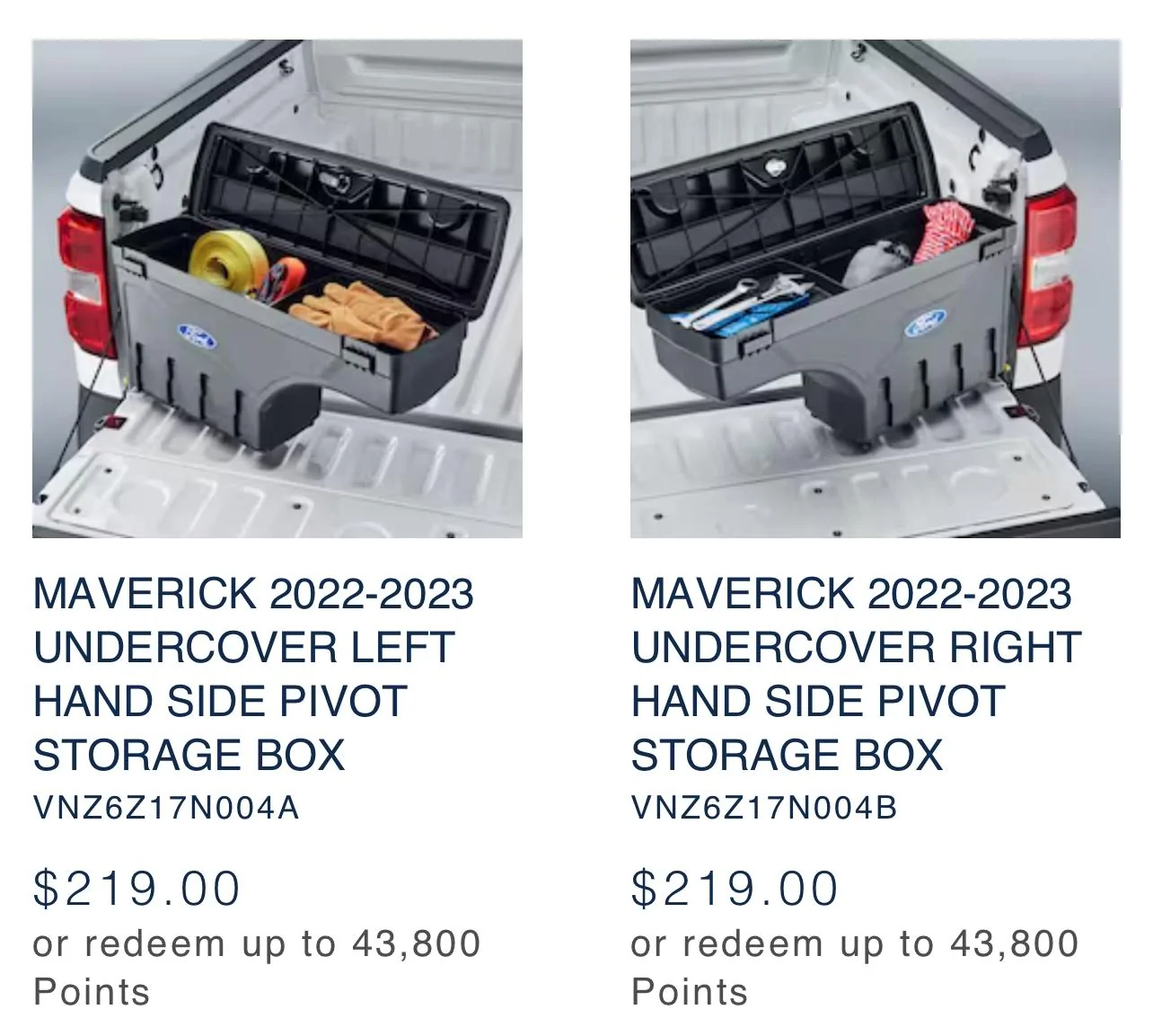 Ford Maverick Question about Loading Compartment Partition Storage Box IMG_1176