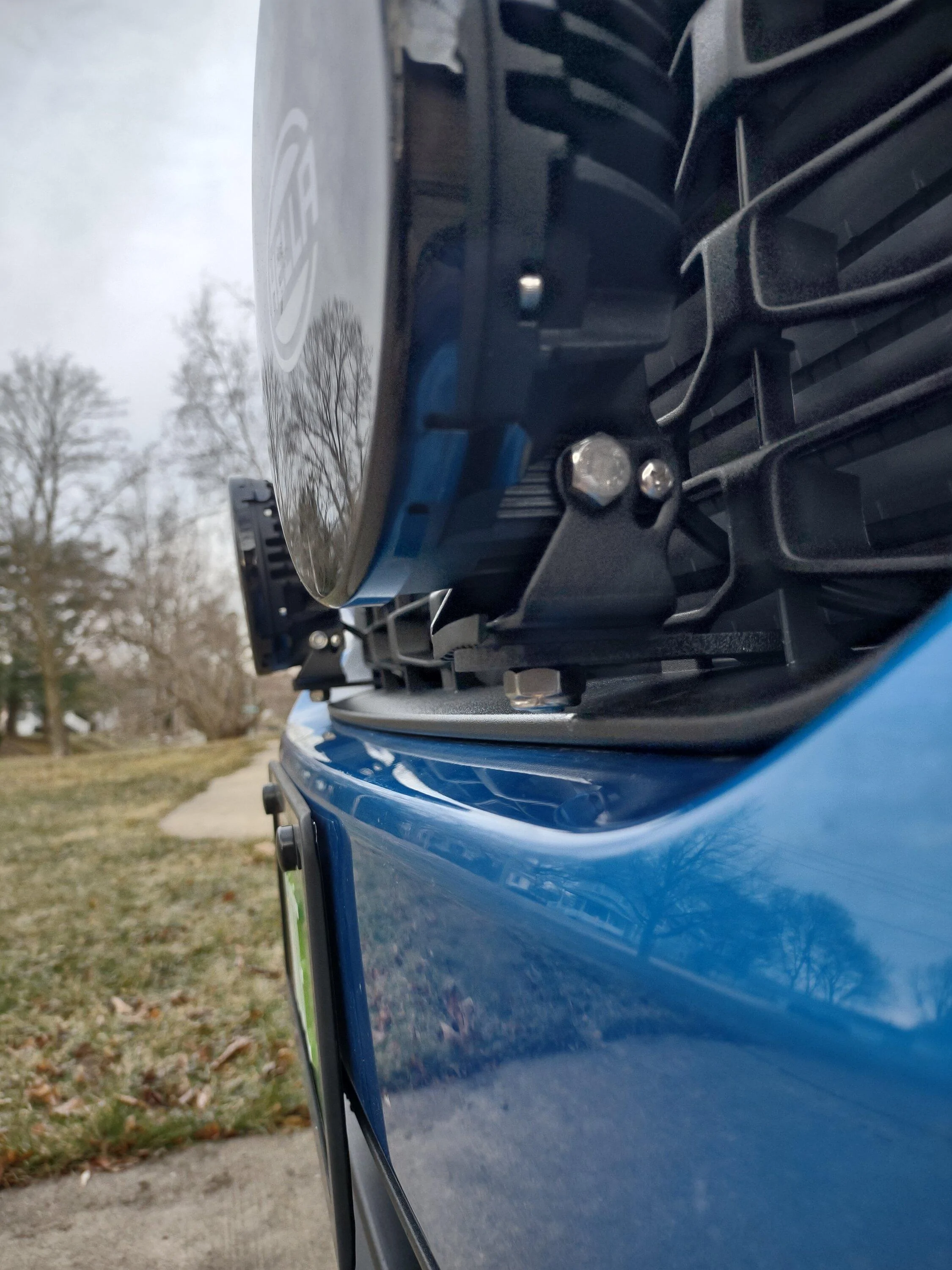 Ford Maverick JJC grill brackets with Hella 500 LEDs IMG_20240211_081035725_HDR