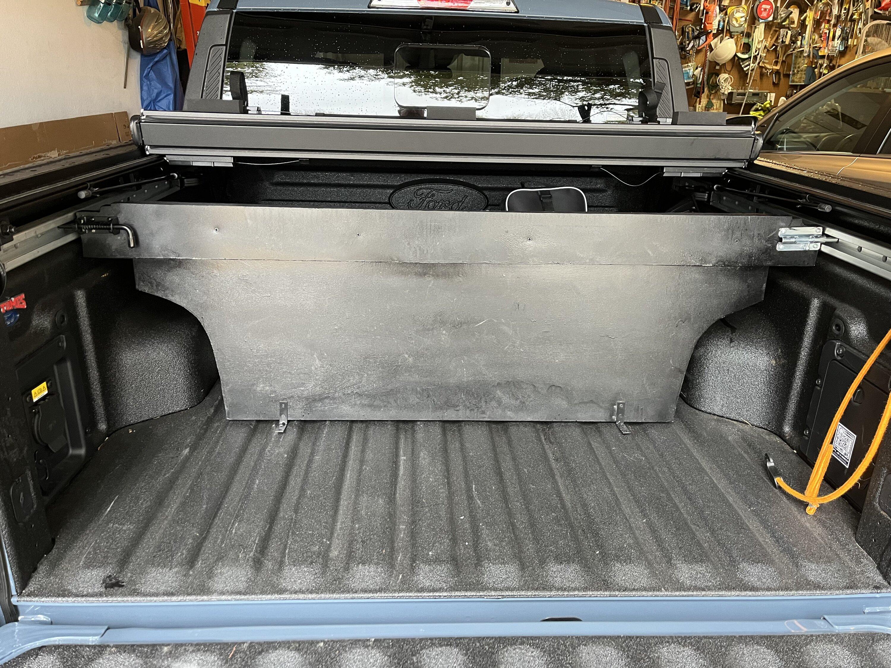 Ford Maverick Wooden Bed Organizer IMG_7874