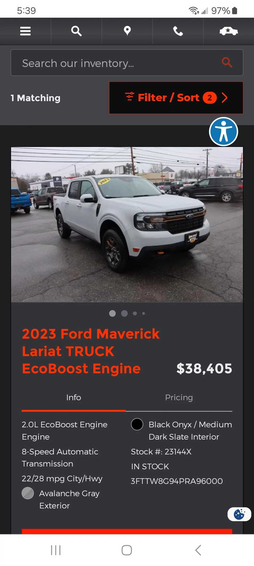 Ford Maverick 23 Maverick temor lariat Ecoboost Screenshot_20240211_173926_Chrom