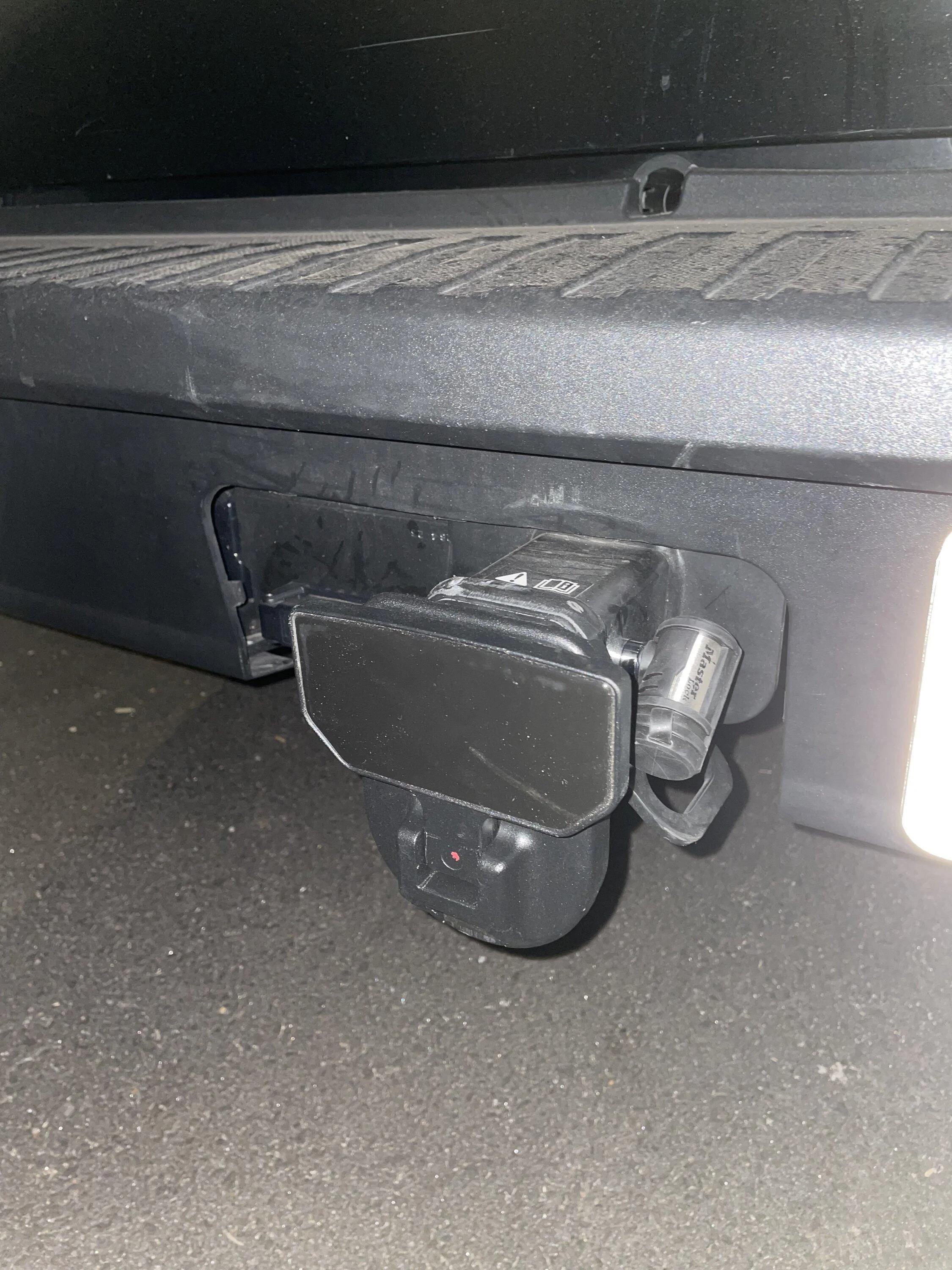 Ford Maverick Installed Carr 5 inch folding step hitch IMG_9617