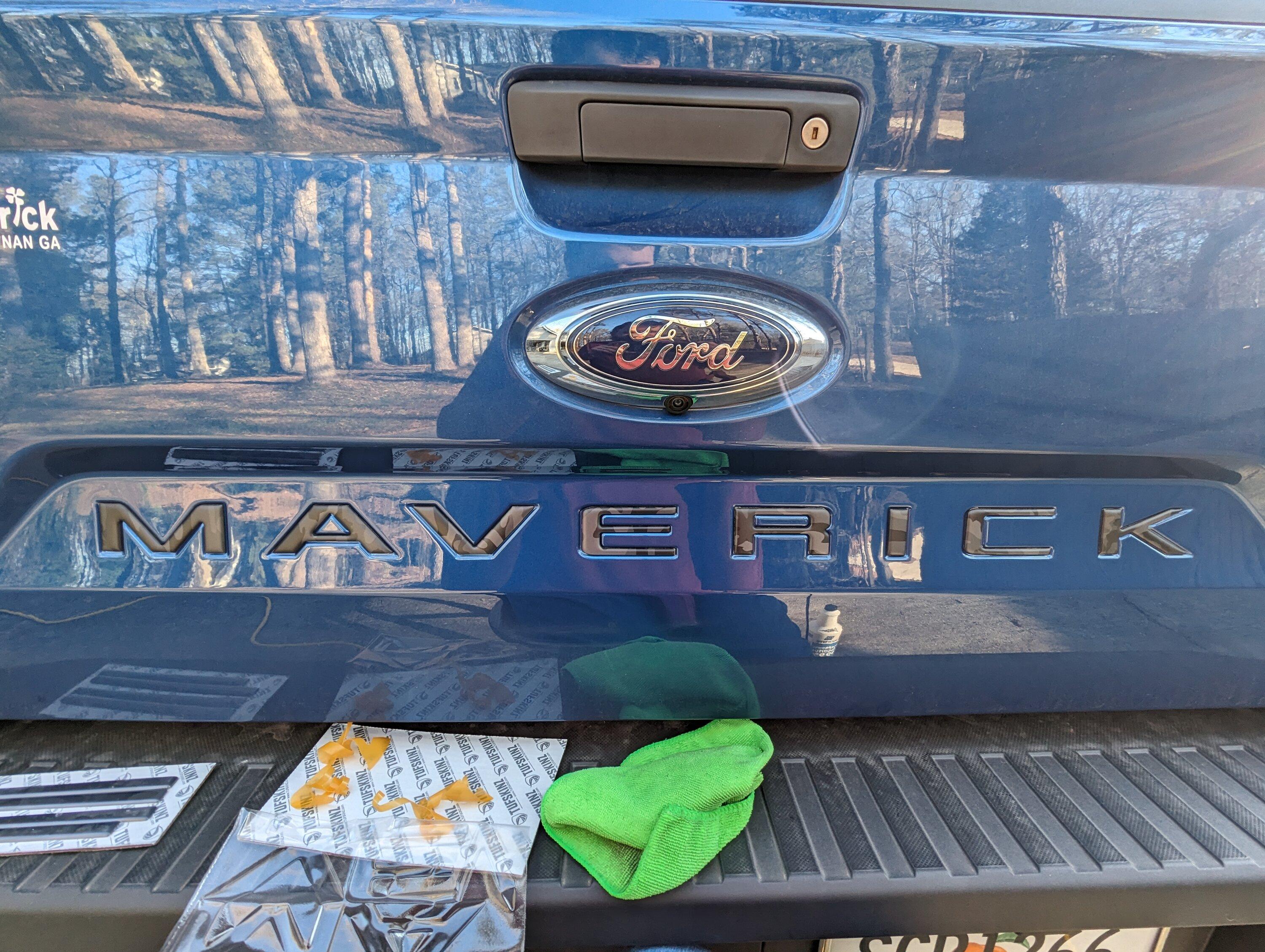 Ford Maverick Tailgate Lettering Choices - opinions? PXL_20240207_215146050