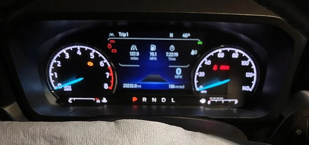 Ford Maverick FX4 6.5" IPC w/Hill Descent Control console switch IPC Mileag