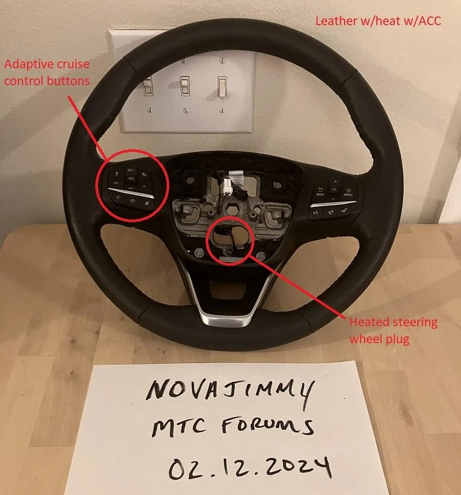 Ford Maverick (3) Steering wheels (2 leather w/heat, 1 activeX no heat) IMG_1662
