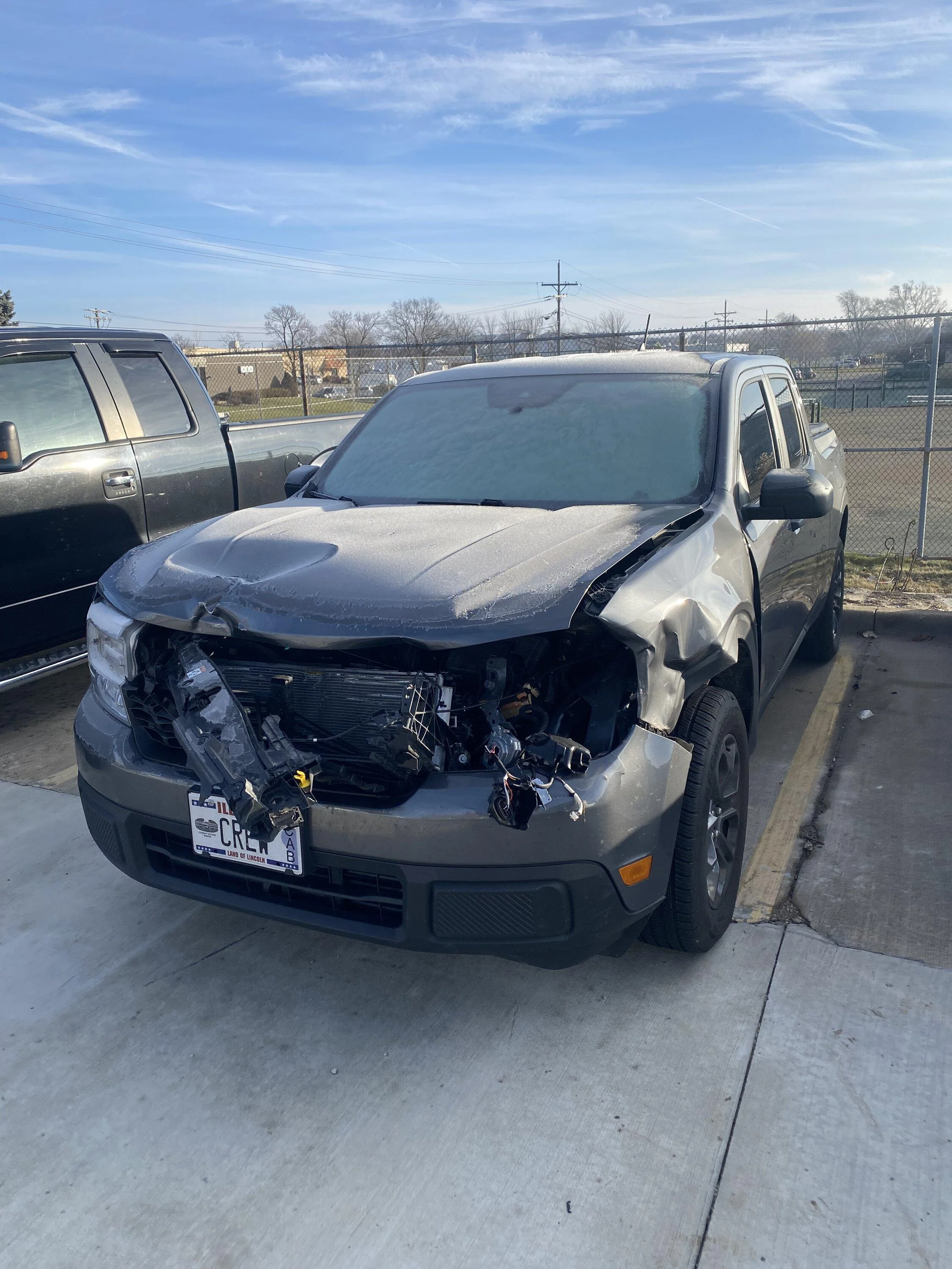 Ford Maverick Deer collision damage results in $6k repair. Insurance lessons learned IMG_1233