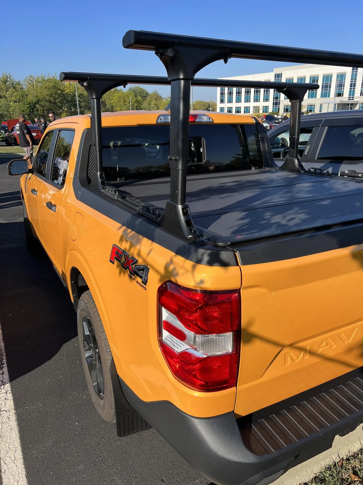 Ford Maverick Ideal setup for hauling canoe? Mav_Rack