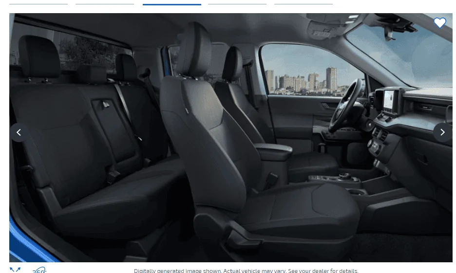 Ford Maverick Black Onyx interior has lots of blue??? 1707857727563