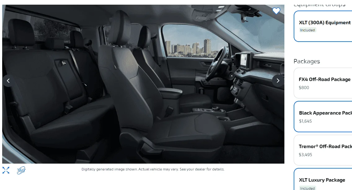 Ford Maverick Black Onyx interior has lots of blue??? MY2024XLTBAP