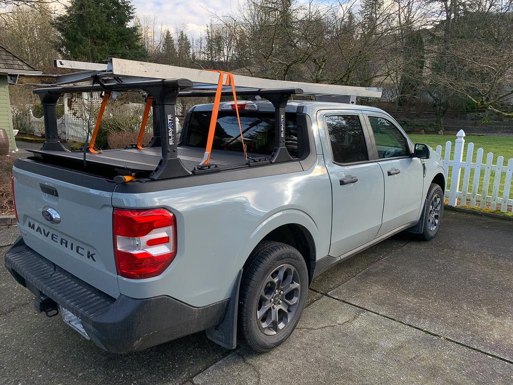 Ford Maverick Ideal setup for hauling canoe? a-50416641