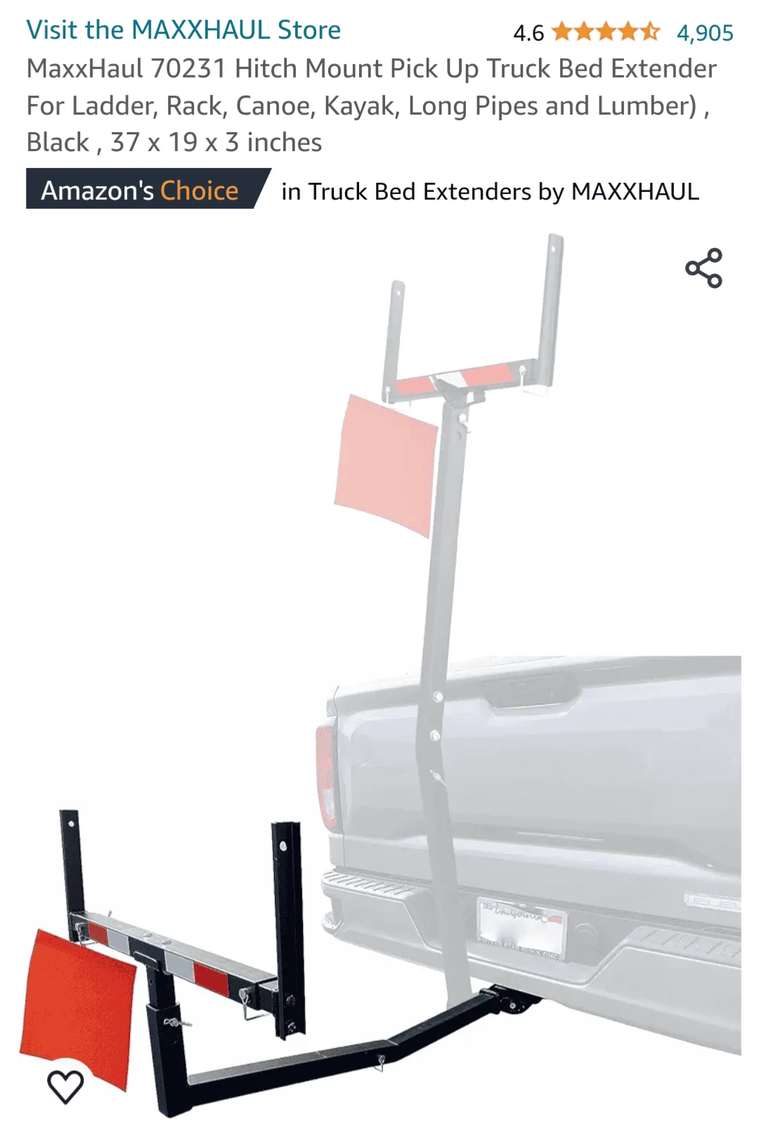Ford Maverick Ideal setup for hauling canoe? Screenshot_20240213-205822