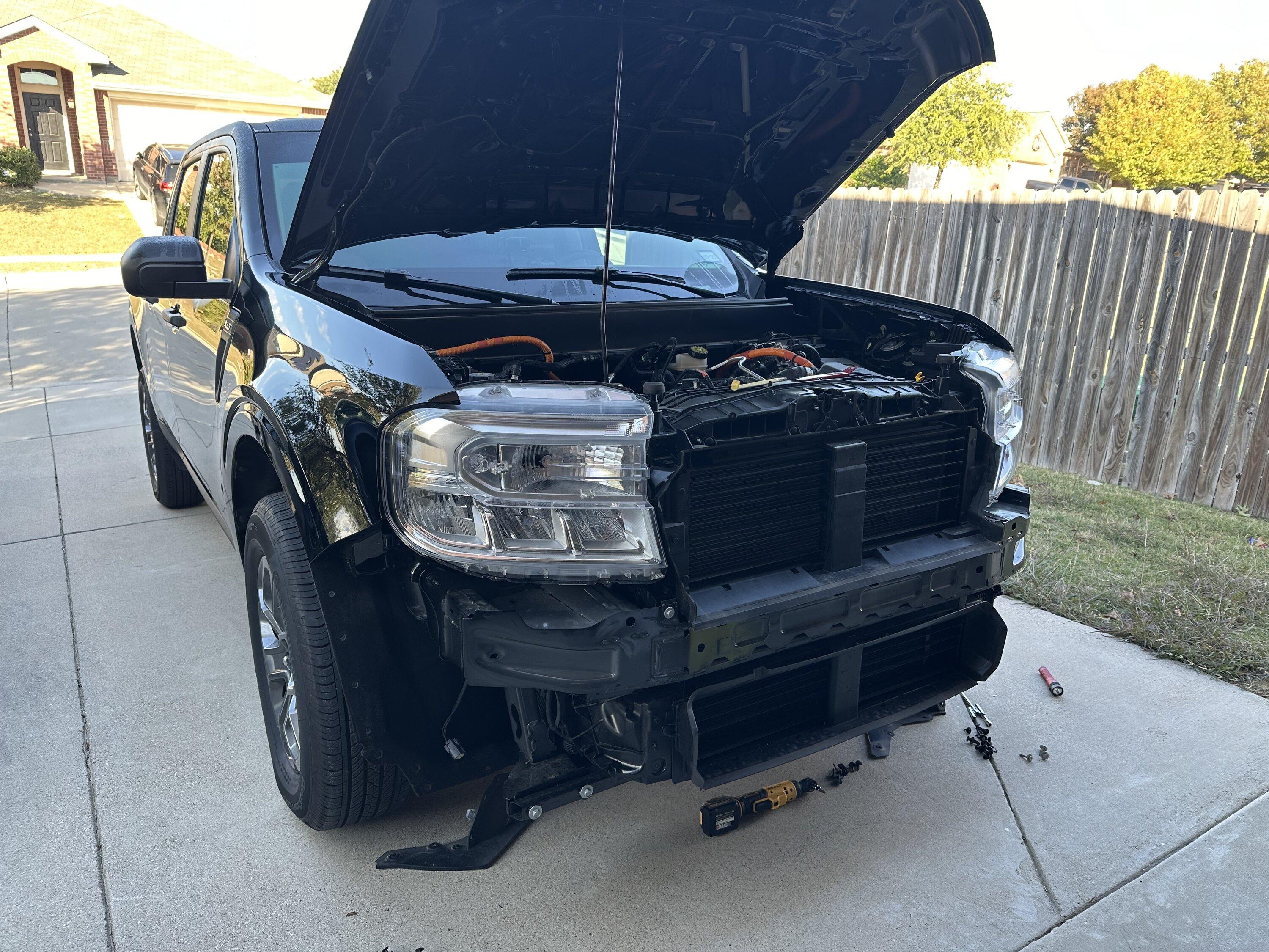 Ford Maverick 2023 Ford Maverick XLT Hybrid Shadow Black Build (Vors TR4, Eibach, Air Design spoilers, Bak tonneau cover, LasFit LEDs Etc) IMG_2940