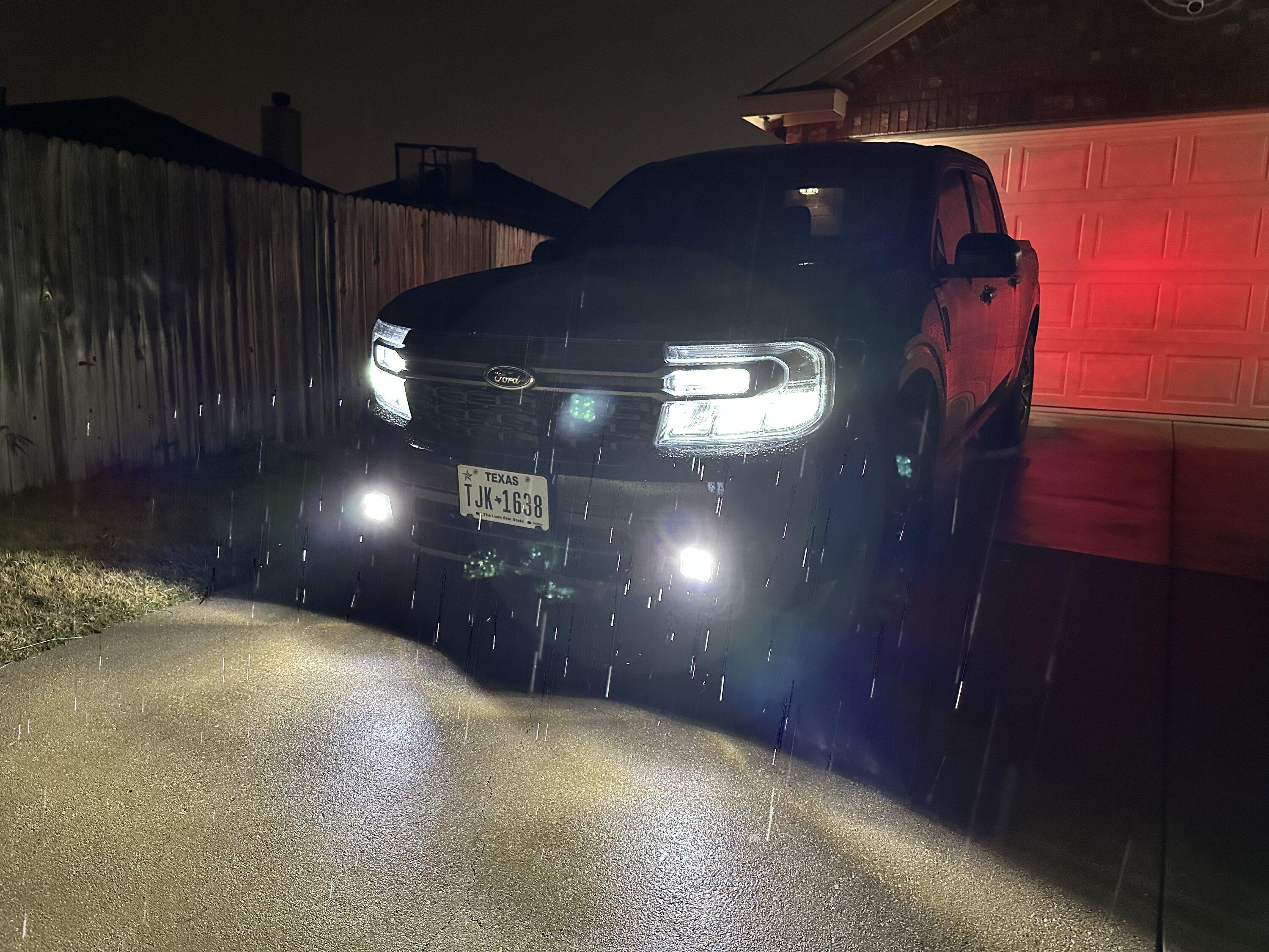 Ford Maverick 2023 Ford Maverick XLT Hybrid Shadow Black Build (Vors TR4, Eibach, Air Design spoilers, Bak tonneau cover, LasFit LEDs Etc) IMG_2949
