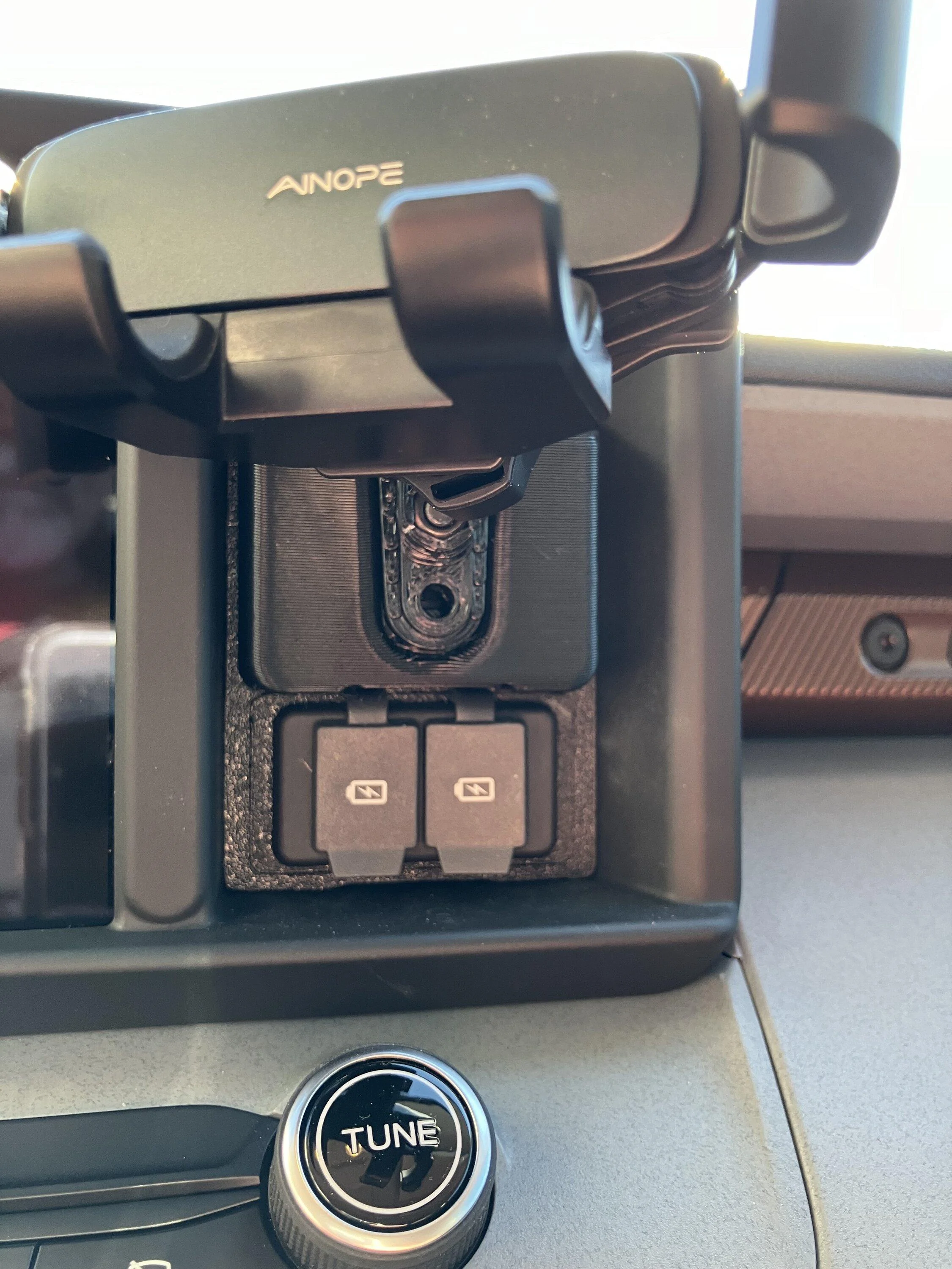 Ford Maverick Anyone have a solid cubby solution for holding phone with case? IMG_1505