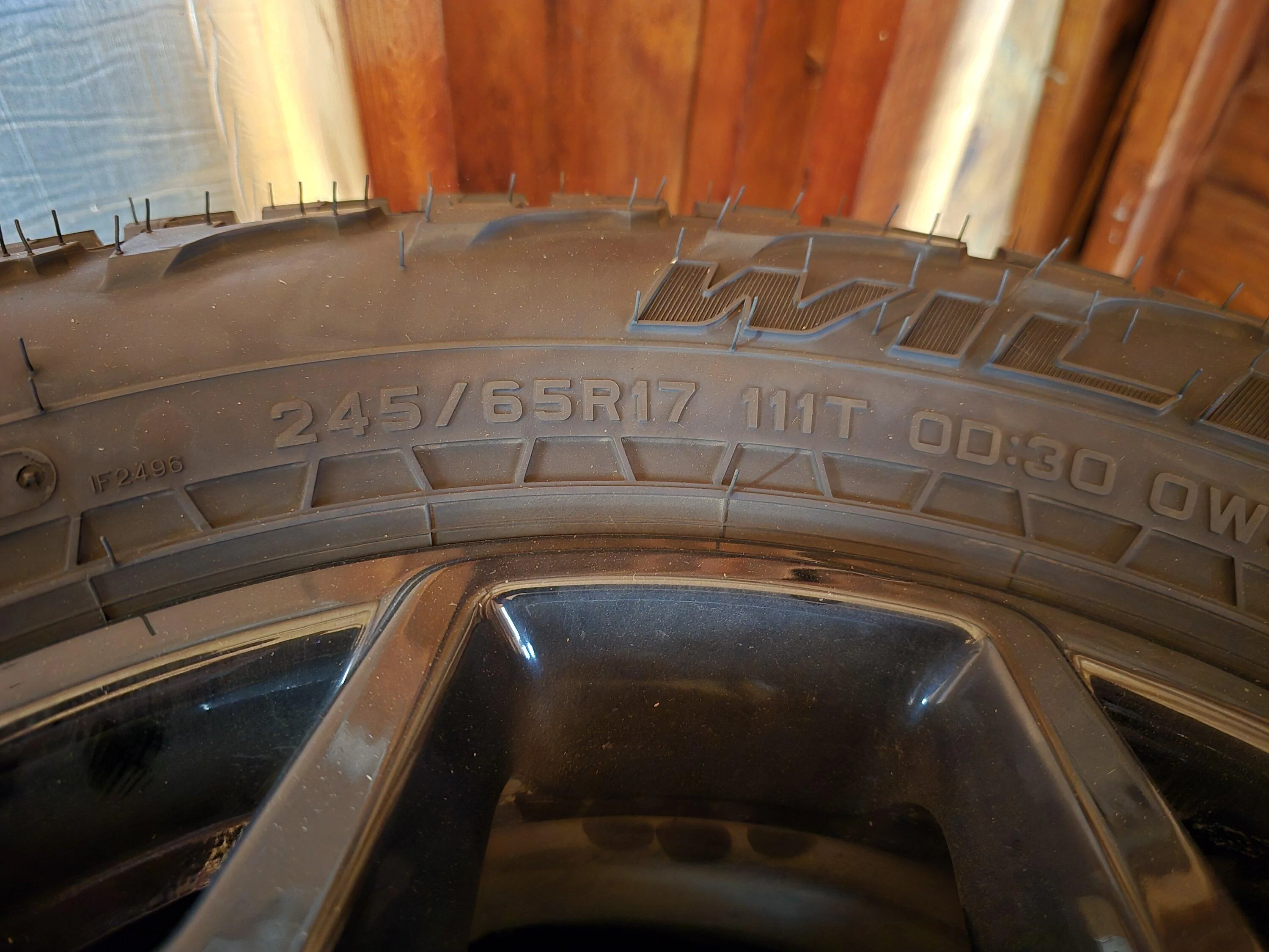 Ford Maverick 17" FX4 Wheels with 245/65R17 Wildpeak AT3W Tires 20240215_084429