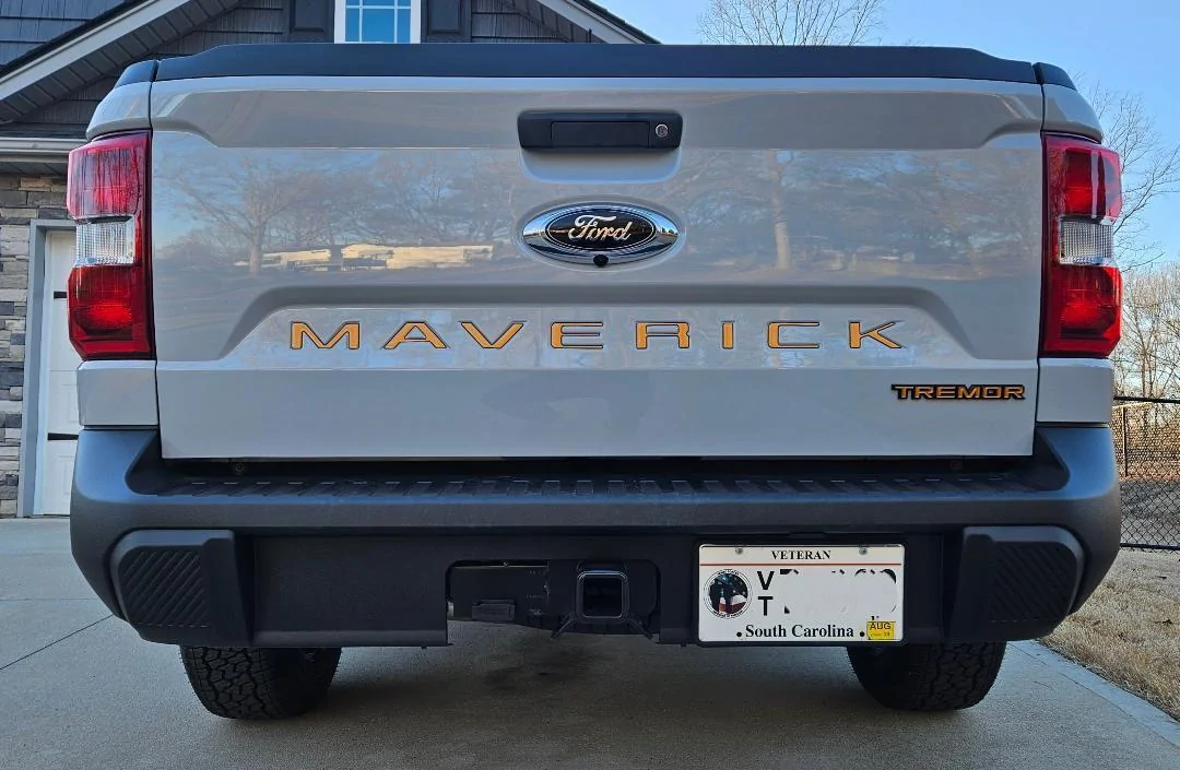 Ford Maverick Tremor Tailgate Letters Maverick tailgat