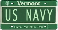 Ford Maverick Personal license plates / vanity plate for your Maverick?? US NAVY PLATE