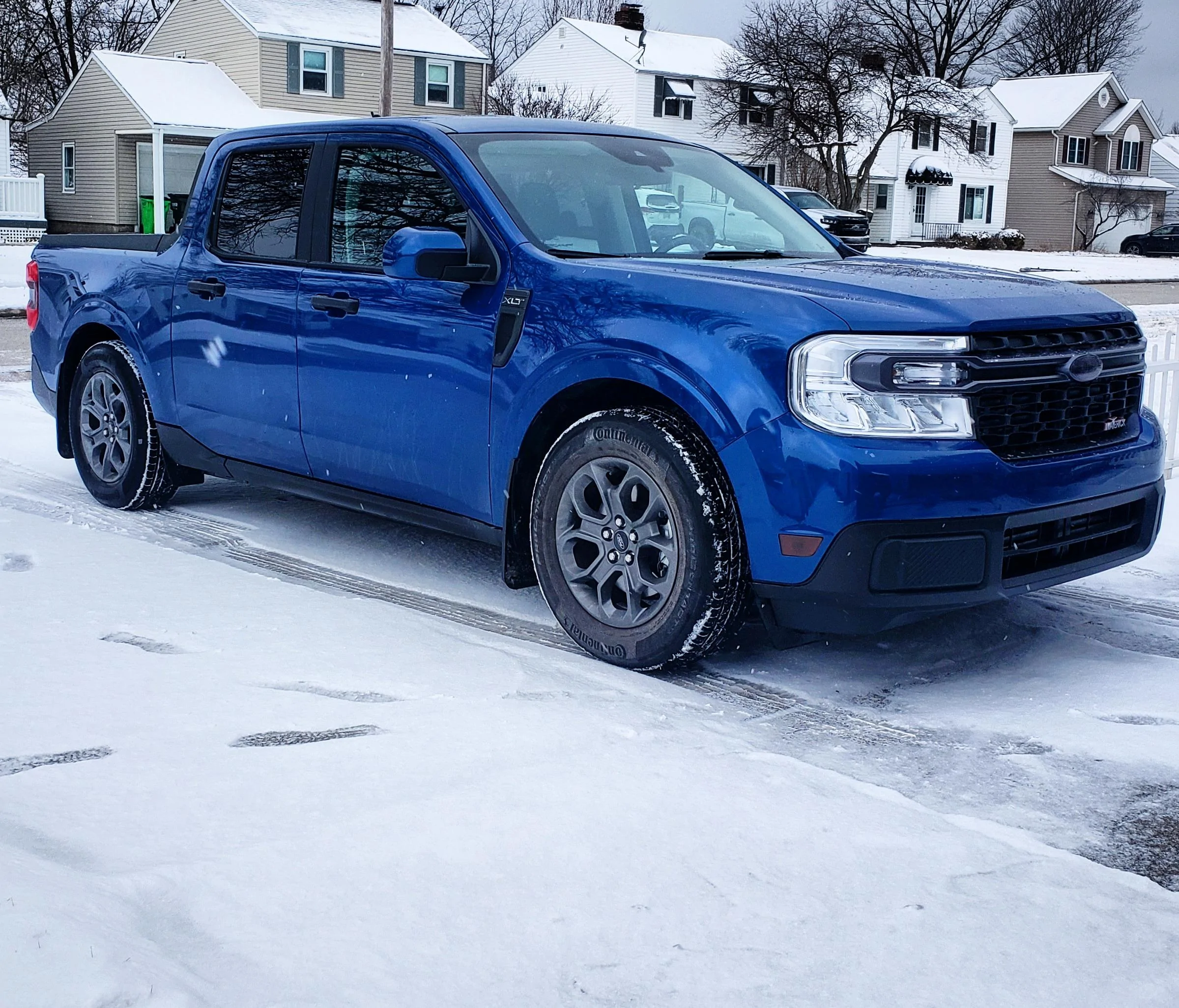 Ford Maverick Eibach hybrid pro kit, snowy install IMG_20240217_172627_288