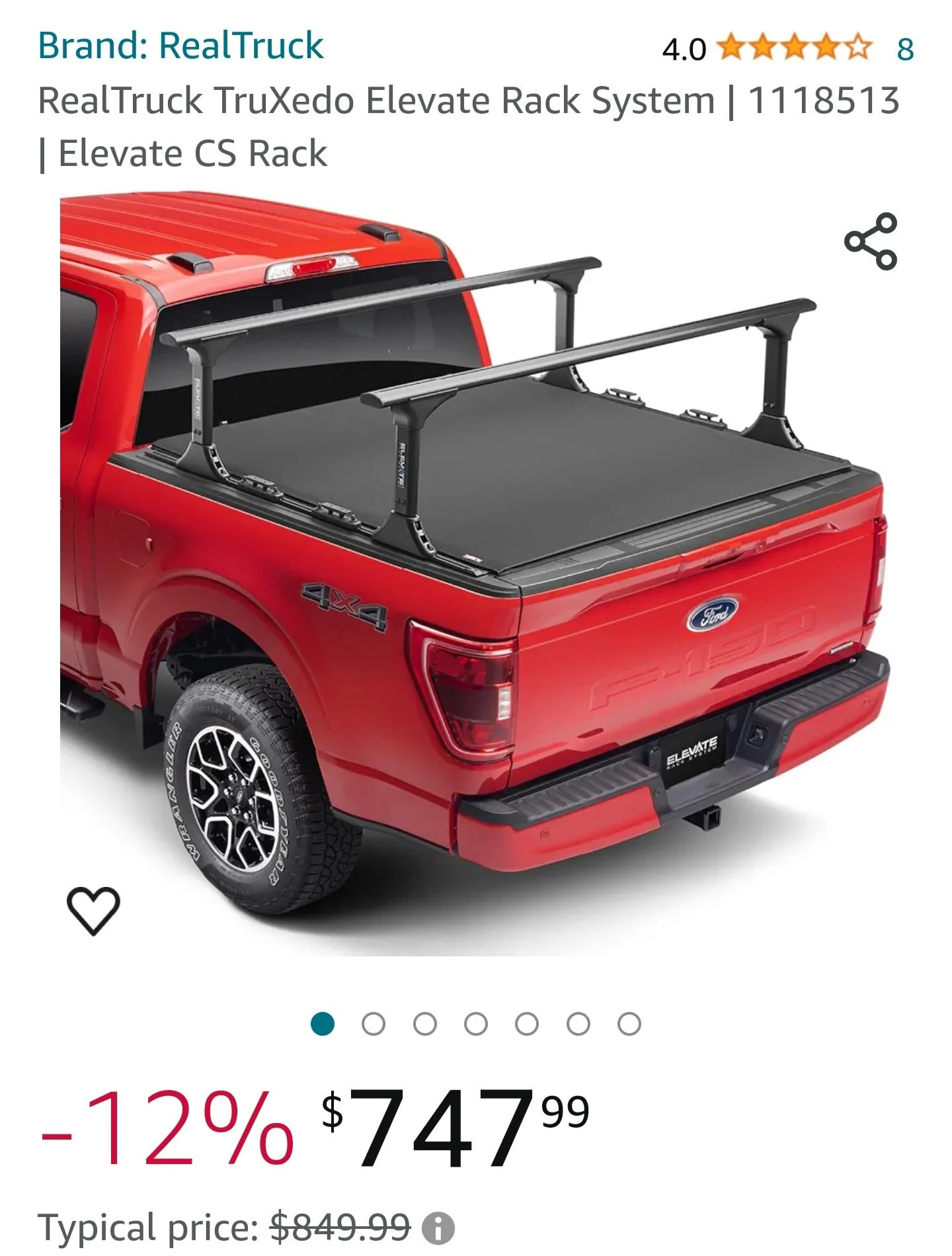 Ford Maverick ALERT: $100 off Truxedo Elevate at Amazon Screenshot_20240218_073249_Amazon Shopping