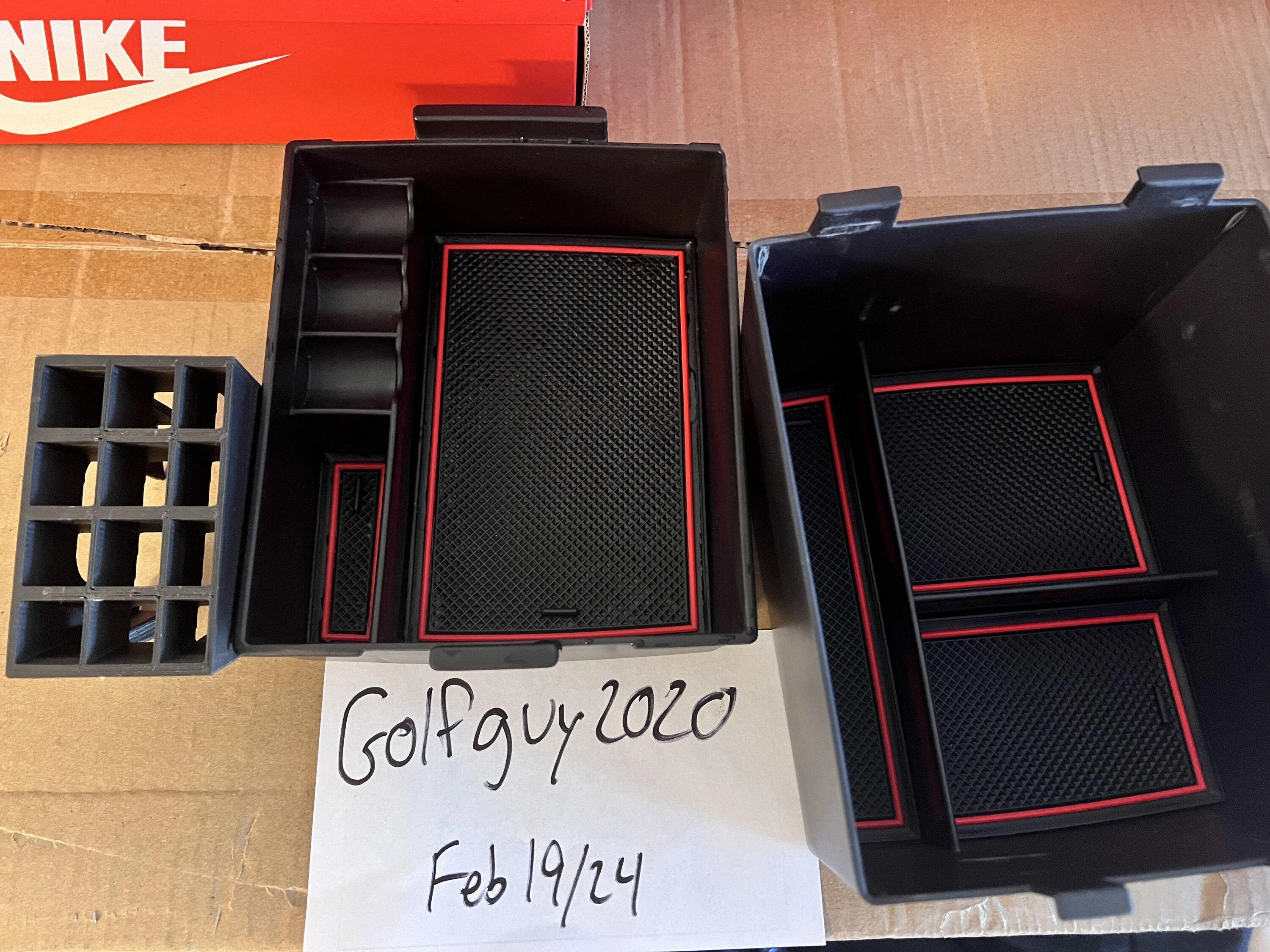 Ford Maverick 22 Maverick Hybrid OEM floor mats + center console bin + cubby insert (CANADA) IMG_1586